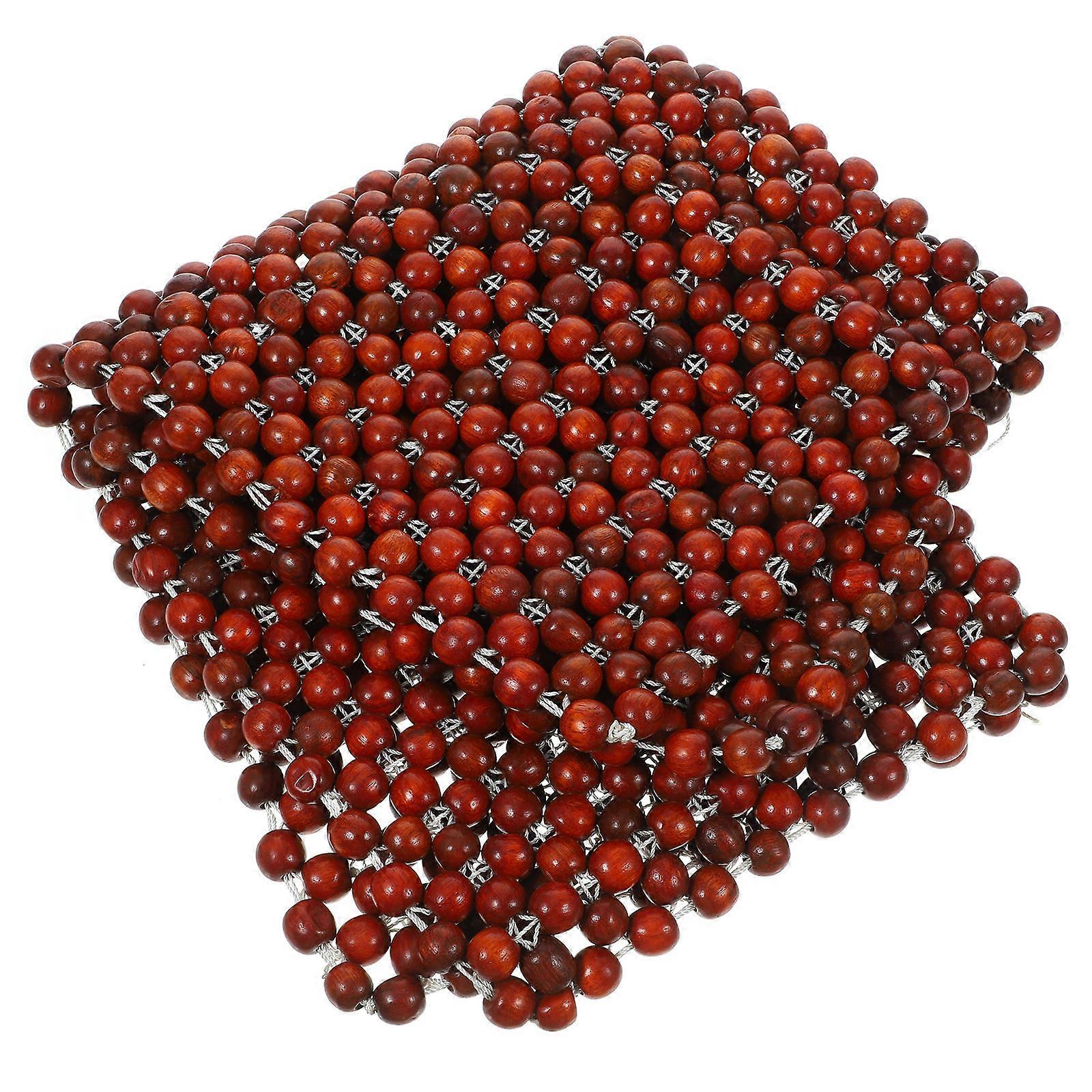 Wood Bead Seat Cushion for Car Use Breathable and Comfortable Pad Assorted Color