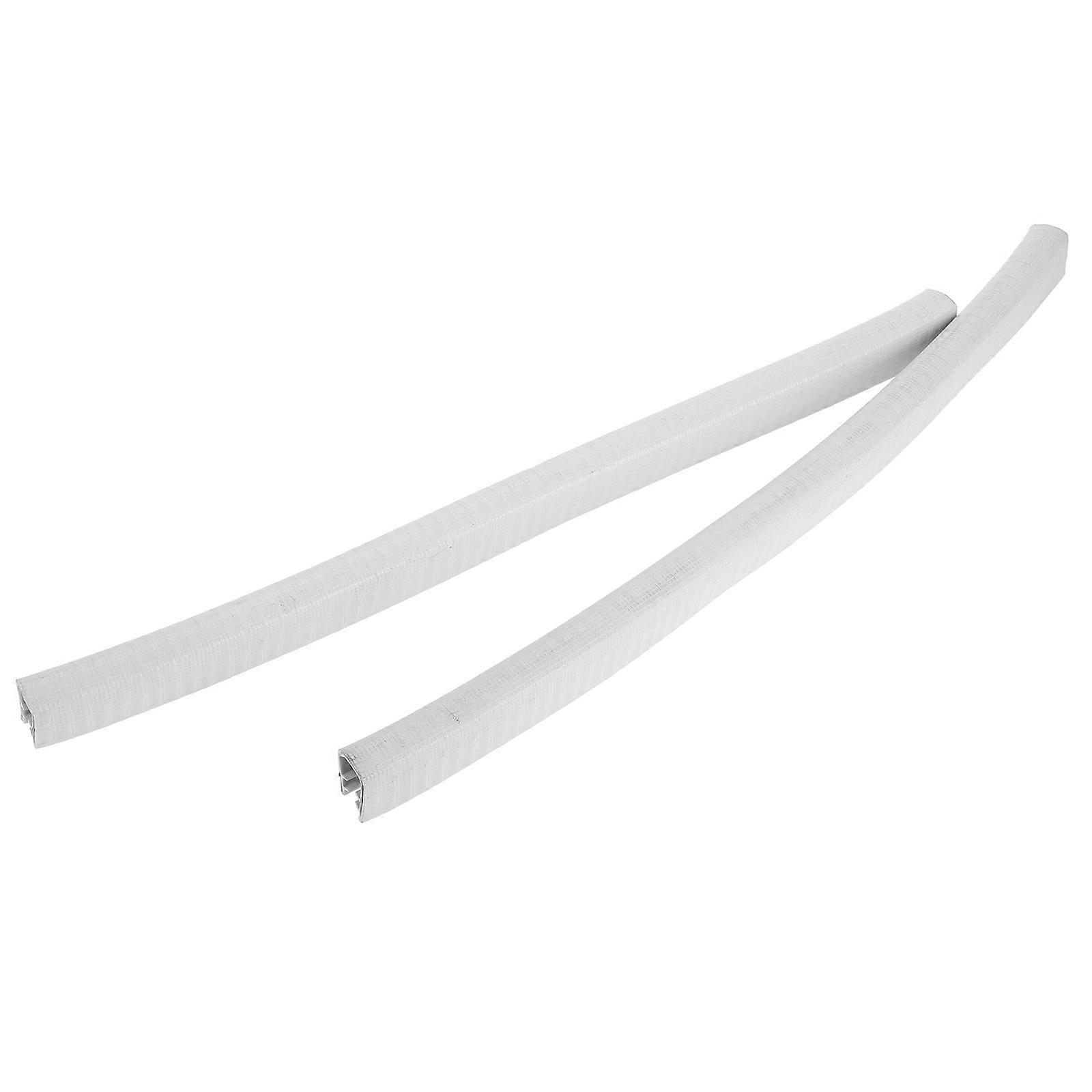 Surfboard Edge Protector Skateboard Deck Edge Bumper Guard 1Pair White