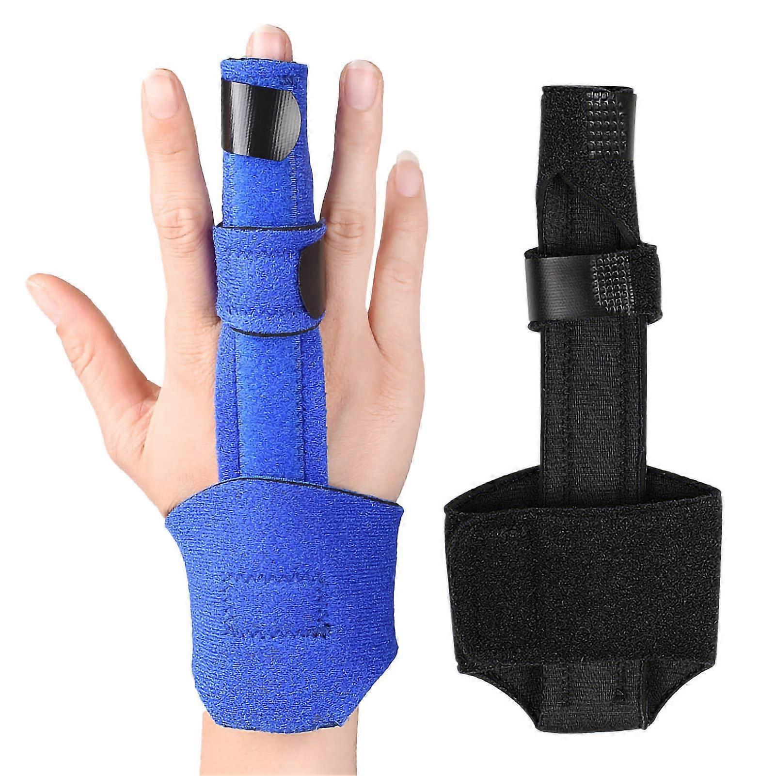 Finger Splint Nylon Polyurethane, Adjustable Middle Finger Splint, Durable Firm Fixing, Comfortable Support For Recovery