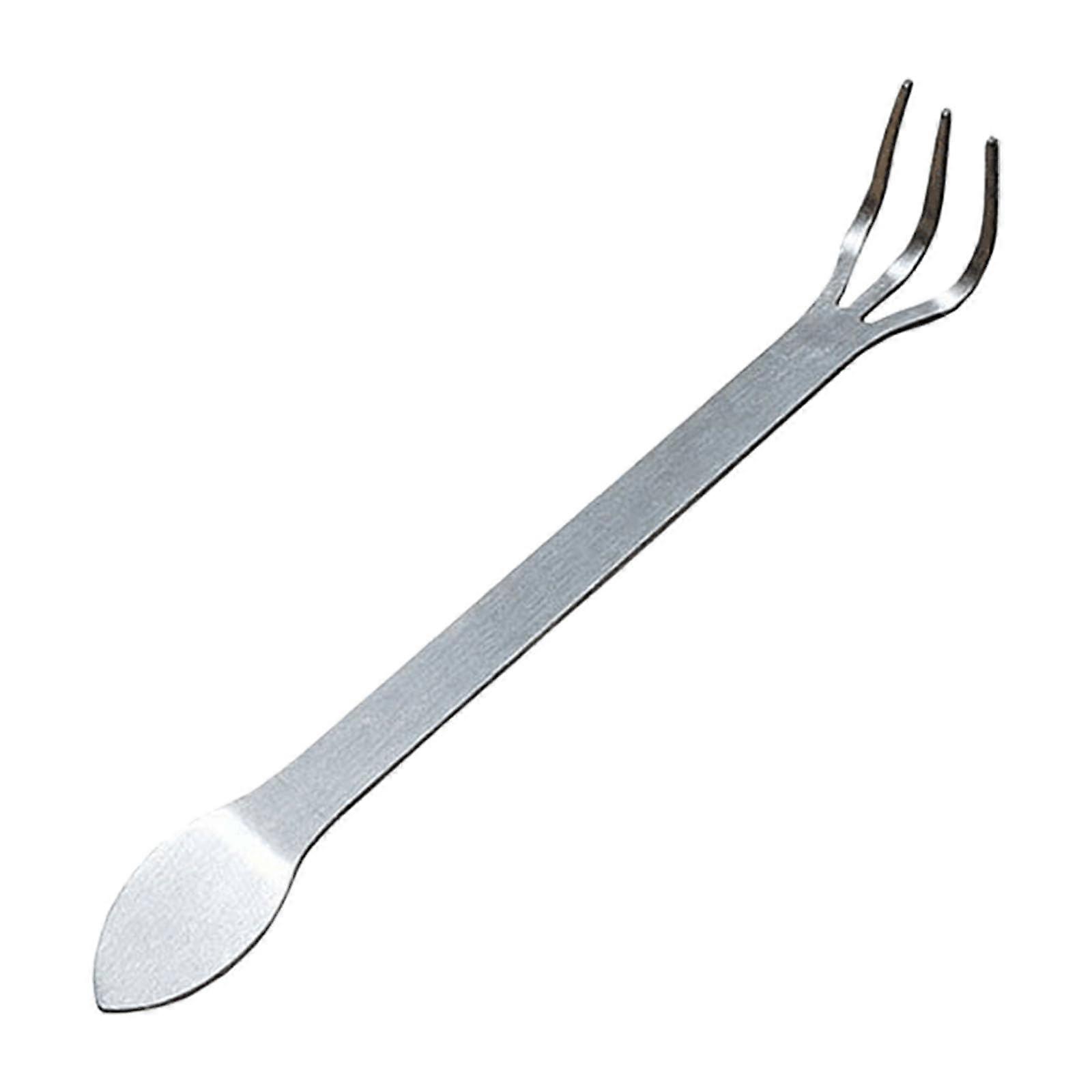 Bonsai rake made of stainless steel, root rake with spatula, small garden tool for soil aeration and root management, 1/2 piece 1 piece. Ref: 4914