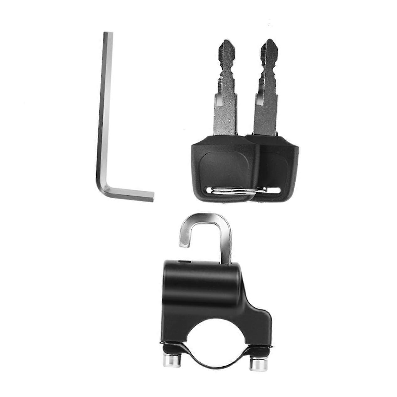 Bicycle Lock Aluminium Weatherproof Security Lock For Helmets And Accessories Compact And Easy To Store