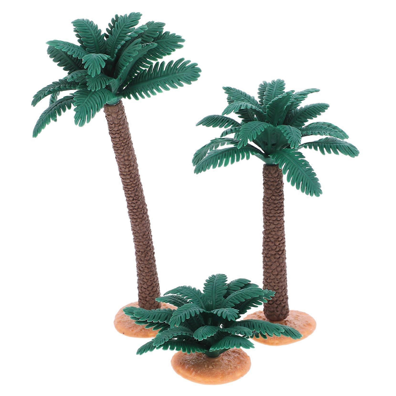 9 pieces lifelike landscape tree, simulated miniature tree decoration for micro landscapes, table decor, and mini scenes.