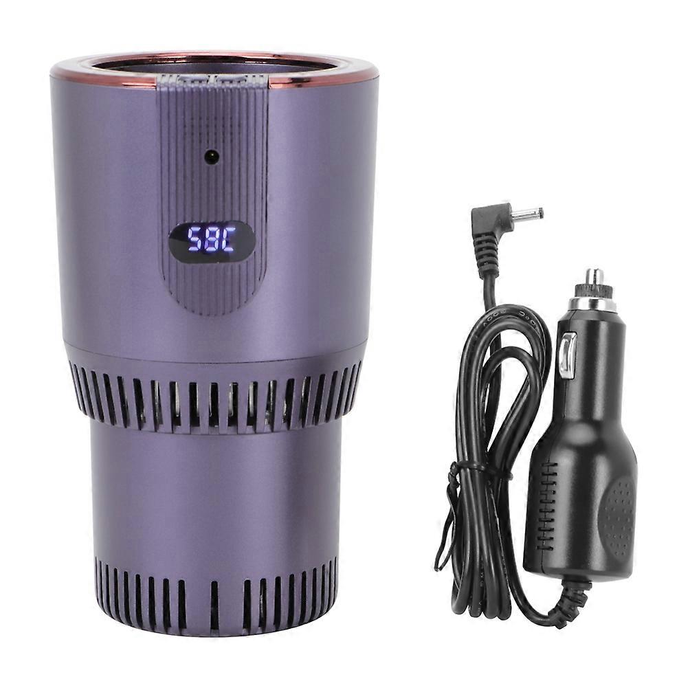Smart Car Cup Warmer, Cooler, Electric Temperature Control, Cup Holder with Display (DC Adapter)