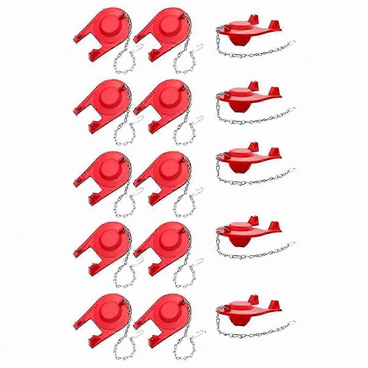 15Pcs Toilet Flapper Replacement Kit Universal Toilet Plug Flapper with Chain for 2 Inch Flush Valv