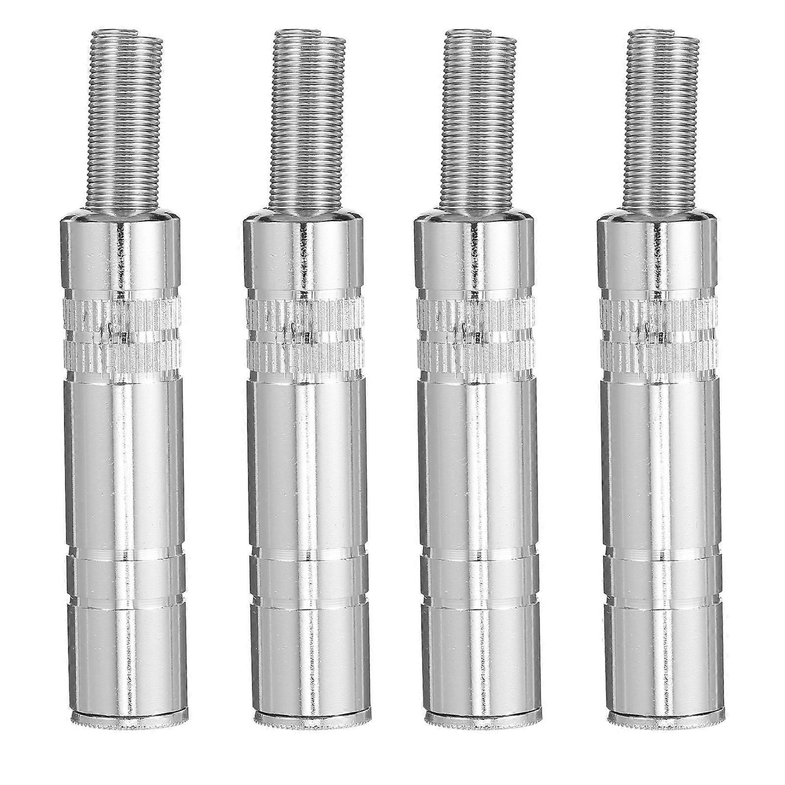 4PCS 1/4 inch Female Socket Solder Type Audio Stereo Connector Replacement
