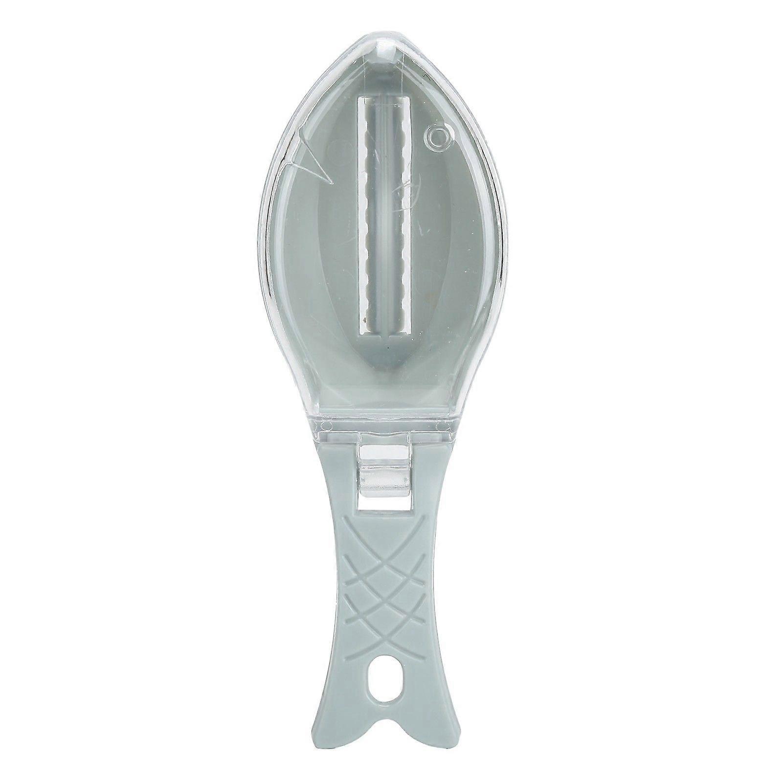 Lightweight Manual Fish Scale Scraper, Fish Scale Remover Tool, Kitchen Supplies, Blue