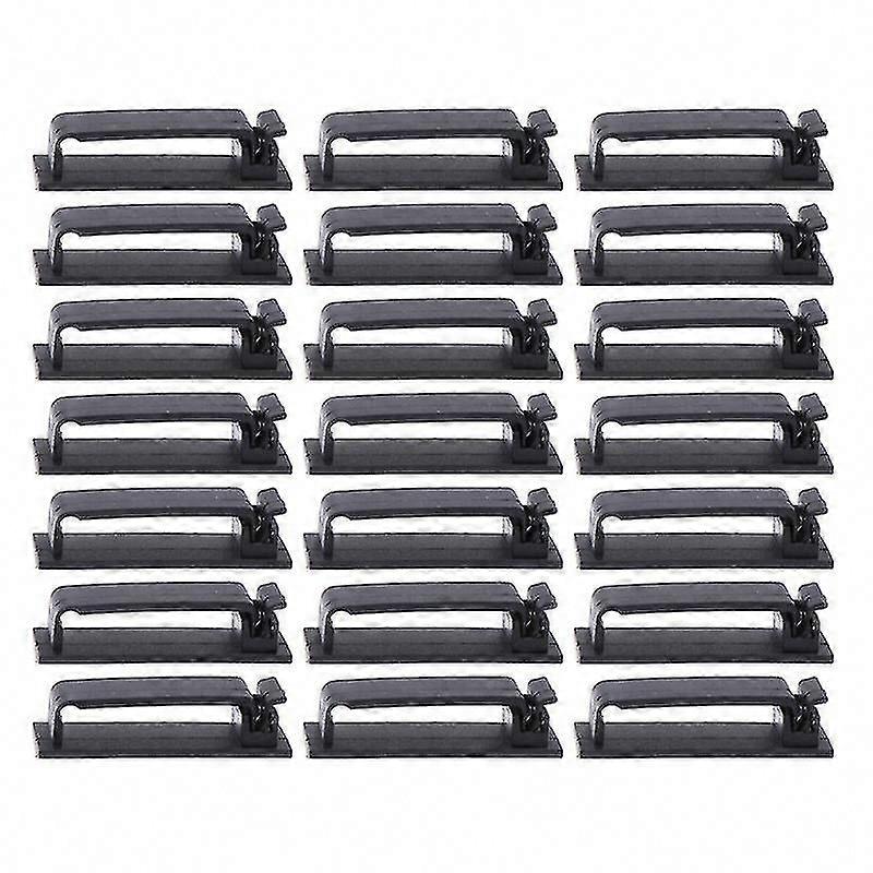 50pcs Adhesive Cable Ties for Organizing Wires and Cables