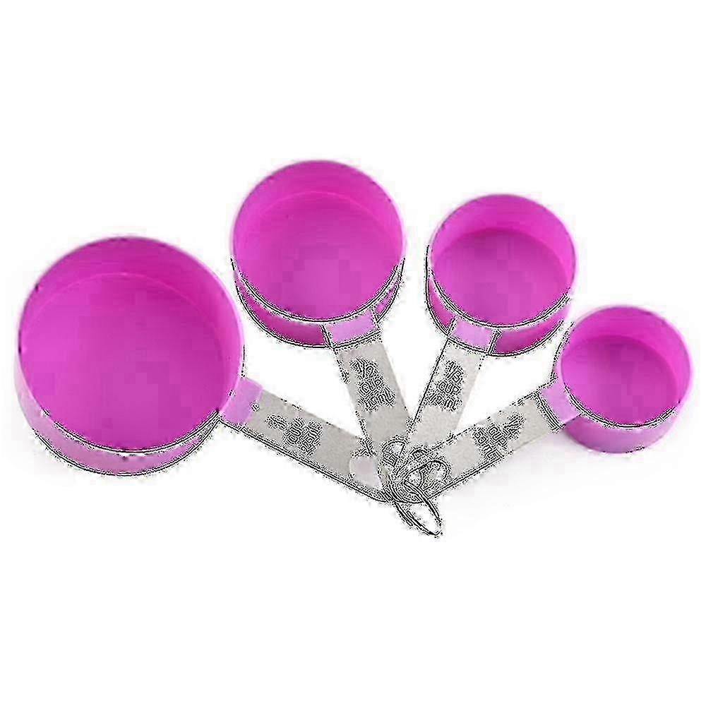 Stackable Stainless Steel Measuring Cups for Dry and Liquid Ingredients - Kitchen Baking Tools