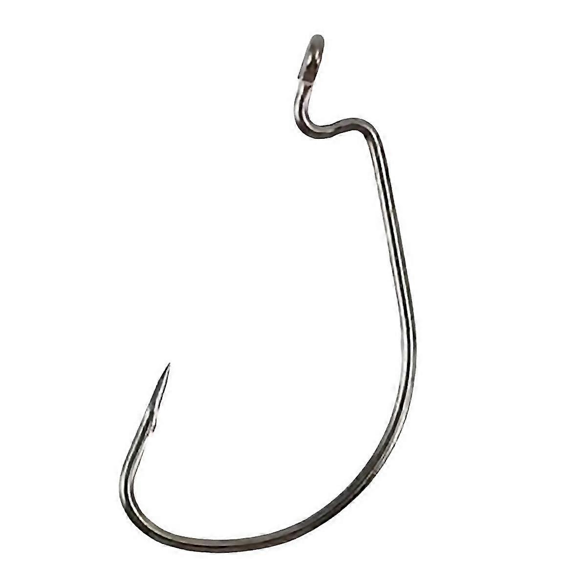 For Type 6 High Carbon Steel Soft Worm Fish Hooks