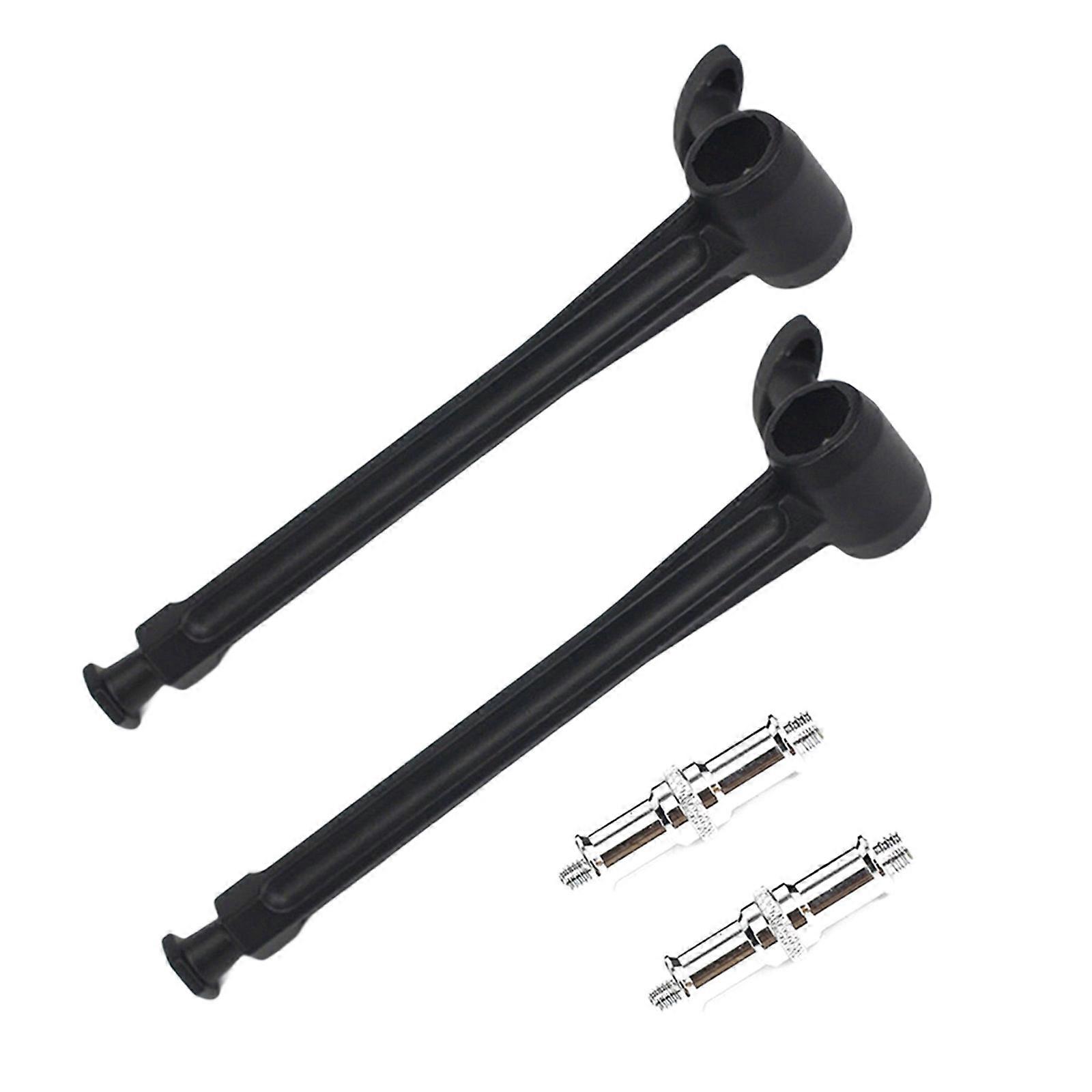 2PCS Powerful Hexagonal Clamp Rod For Studio Equipment Mounting Adjustable Arm Secure Quick Release Multicolor