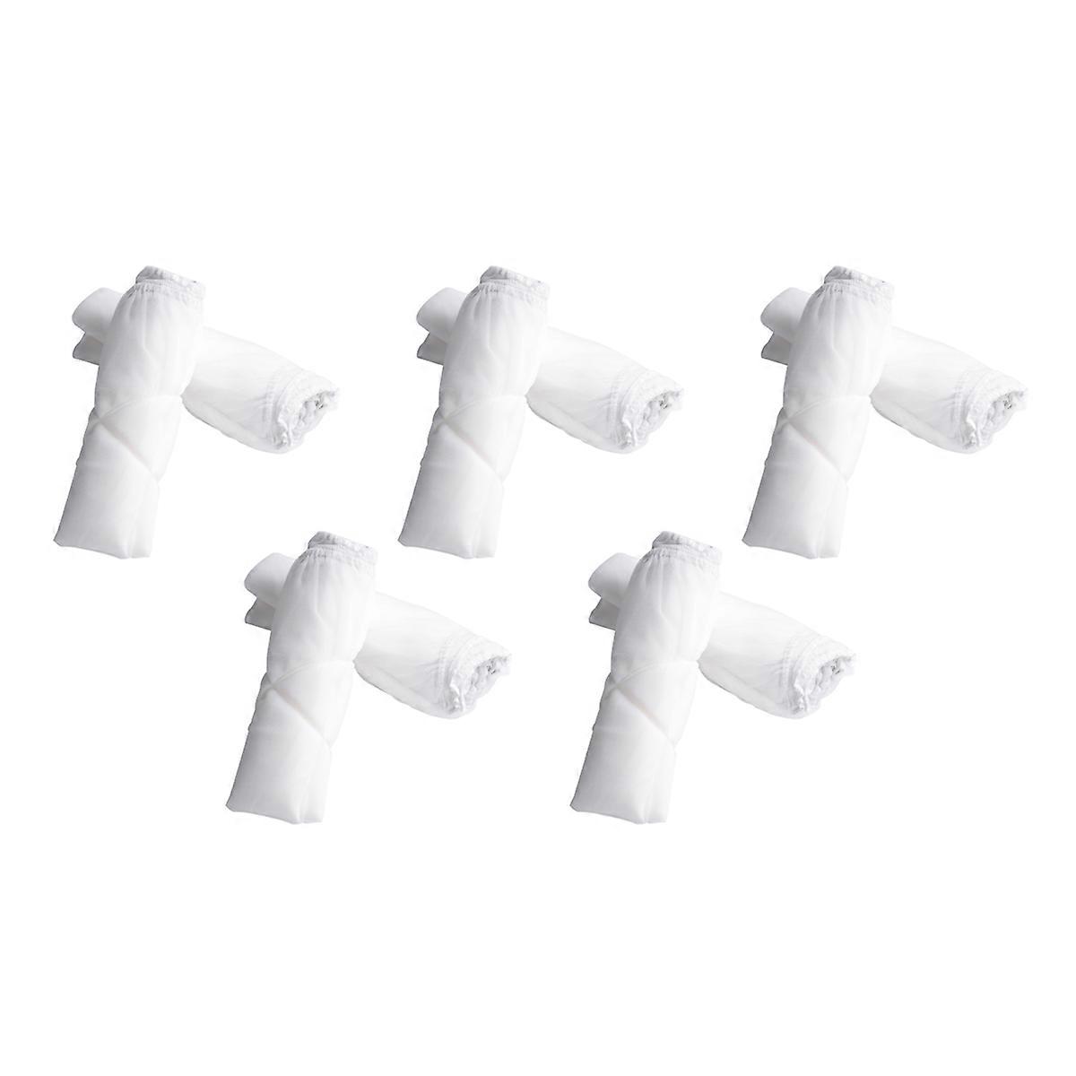 100 Pack Strainer Bag, 5 Gallon Paint Strainer with Elastic Top Opening White Fine Mesh Filters Bag
