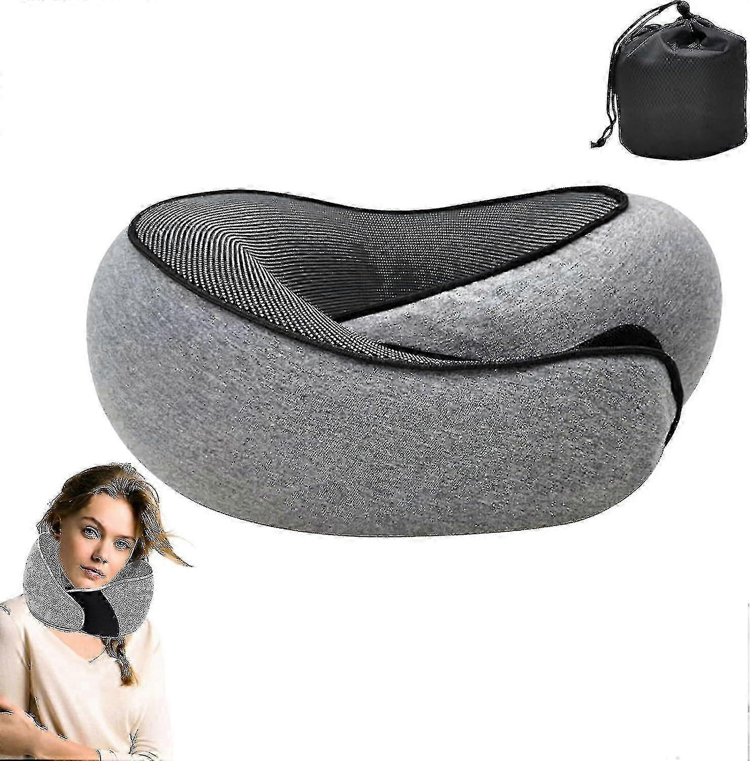Travel Memory Neck Plus Pillow Pillow,plus For Pillow, Foam Airplanes, opening