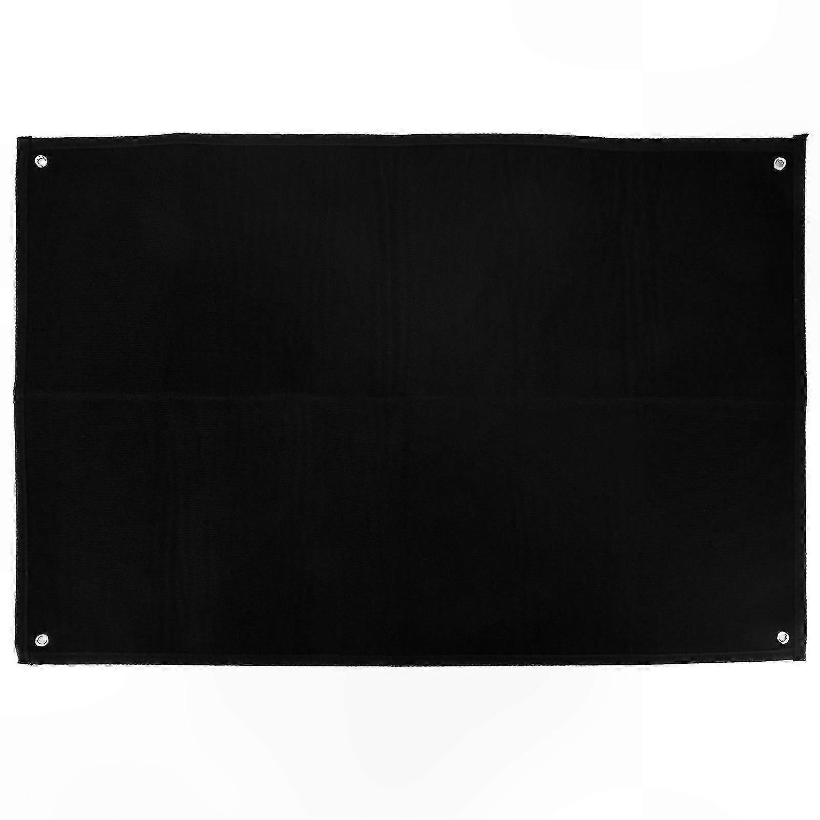 Display Panel for Morale Emblems with Hook and Loop Fasteners Wall Hanging Holder Black