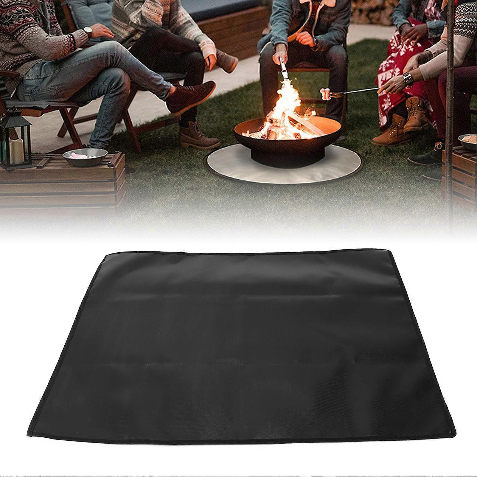 Under Grill Mat Double Sided Silicone Fireproof Pad 48x36in