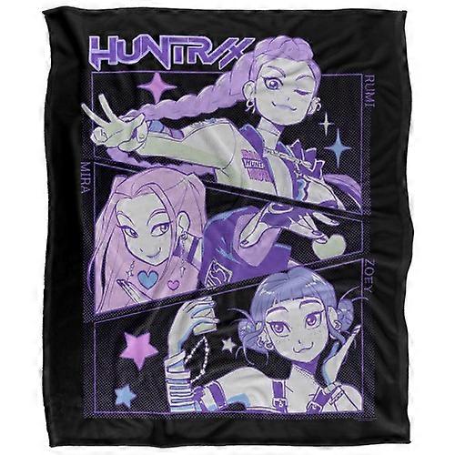 K-Pop Demon Hunters Fleece Huntr/X Supersoft Throw
