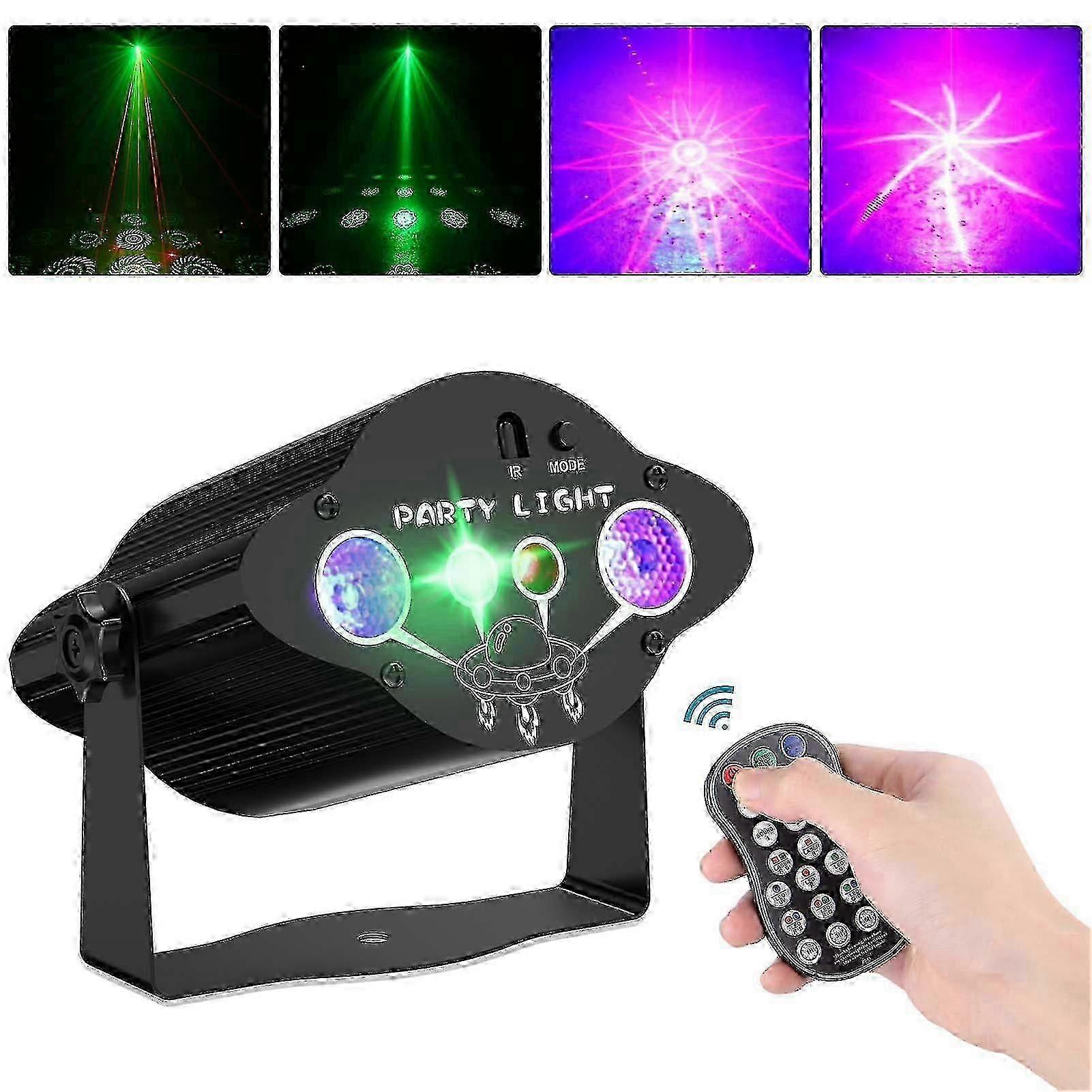 3 in 1 Patterns LED Projector Light Stage Lighting RGB Party DJ Dis...
