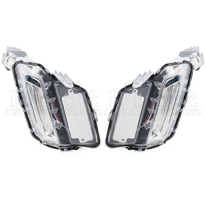 Applicable Daytime Running Lights Front Bumer LED DRL Fog Lamp Fit For Volvo XC60 2014 2015 2016 2017 2018 31364330 31364331 For Car