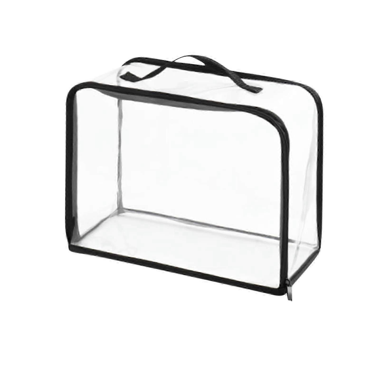 Large capacity storage bag with transparent design for home organization and space saving
