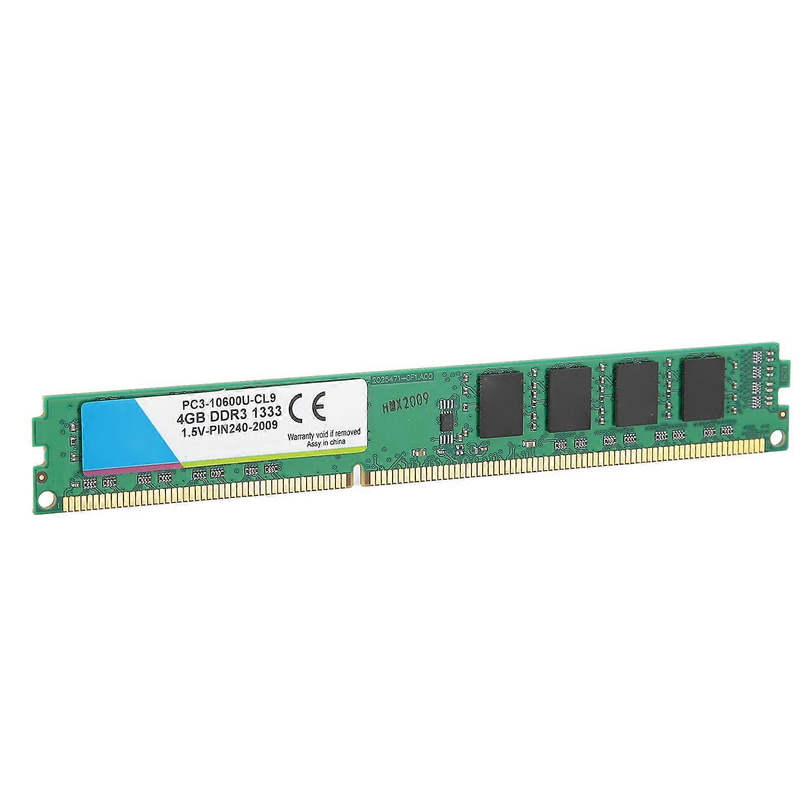 4GB DDR3 1333MHz 1.5V Desktop Memory Module Universal Compatible
