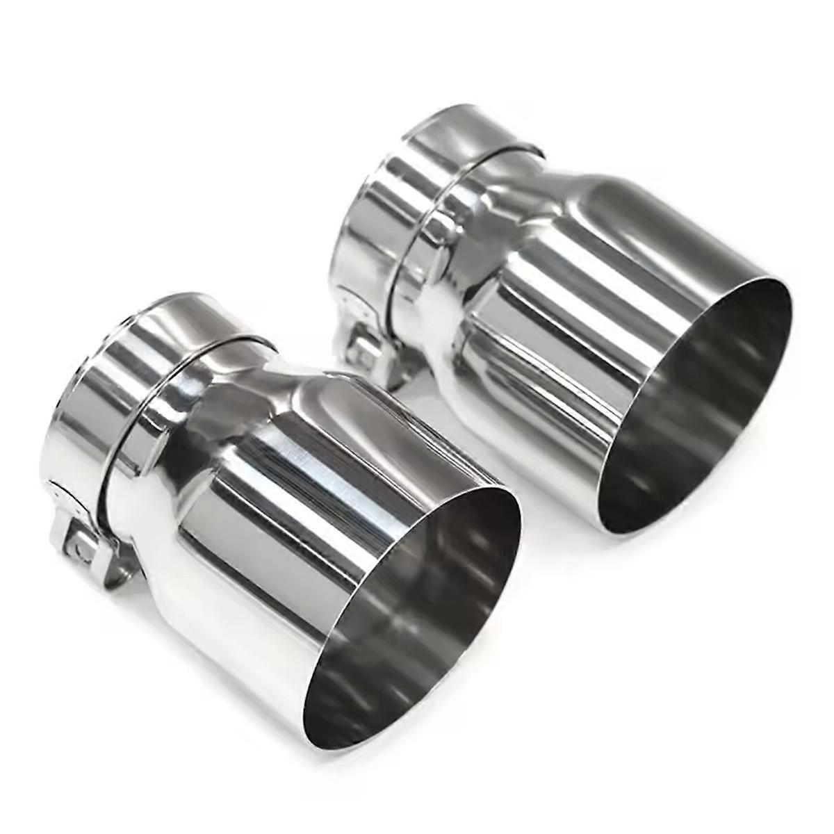 2pcs Exhaust Tip Muffler ID60mm for F22 F23 M235i M240i F20 M135i M140i F30 F31 M335i M340i F32 F33 F36