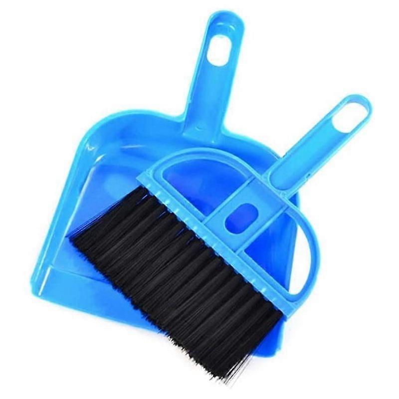 Mini Dust Pan and Brush Set for Guinea Pig Toys, Hamster Cleaner Hedgehog Supplies, Small Broom and