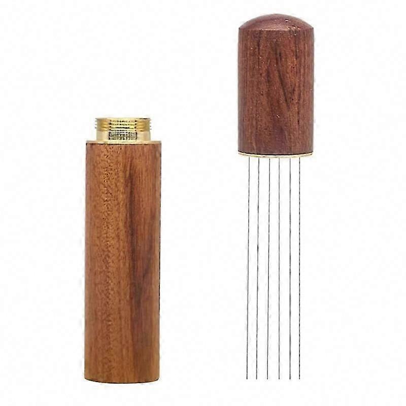 Espresso Coffee Stirrer and Distribution Tool with 6 Needles, Portable Espresso Distributor