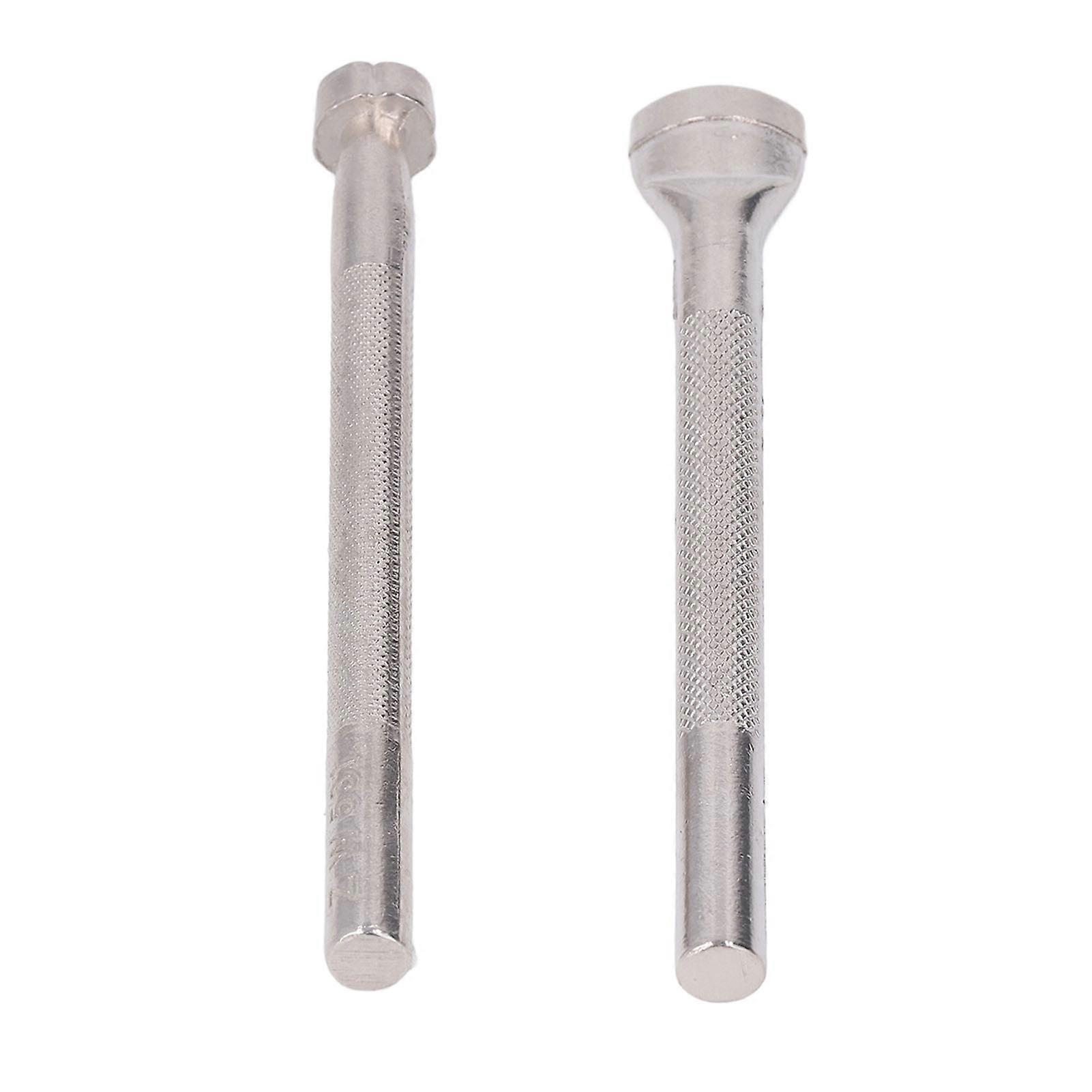 10Pcs Leather Stamping Tools 2 Size Arch Sunflower Patterns DIY Set