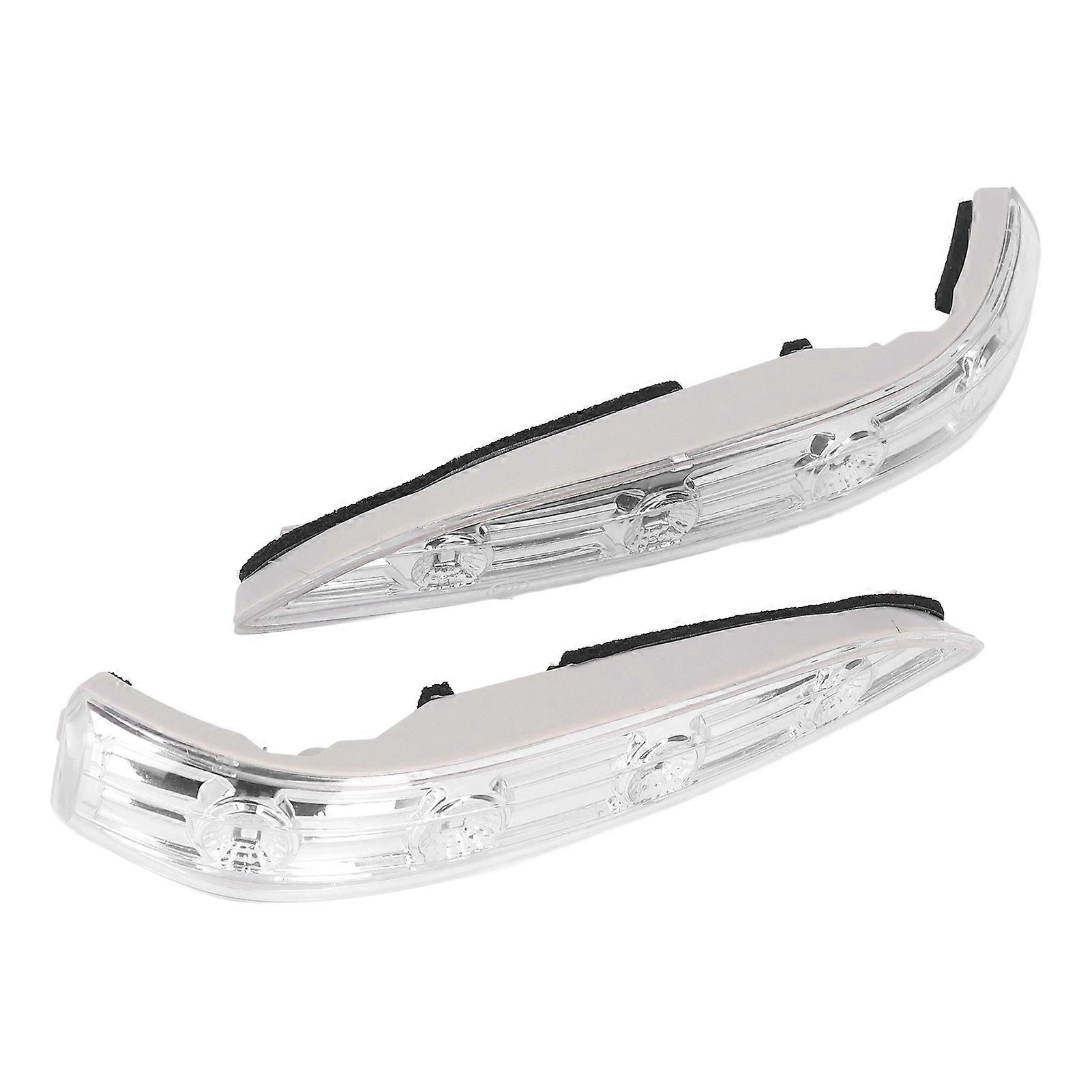 2pcs Rearview Mirror Turn Signal Light Transparent Lens Replacement for Tucson Ix35 2010‑2015