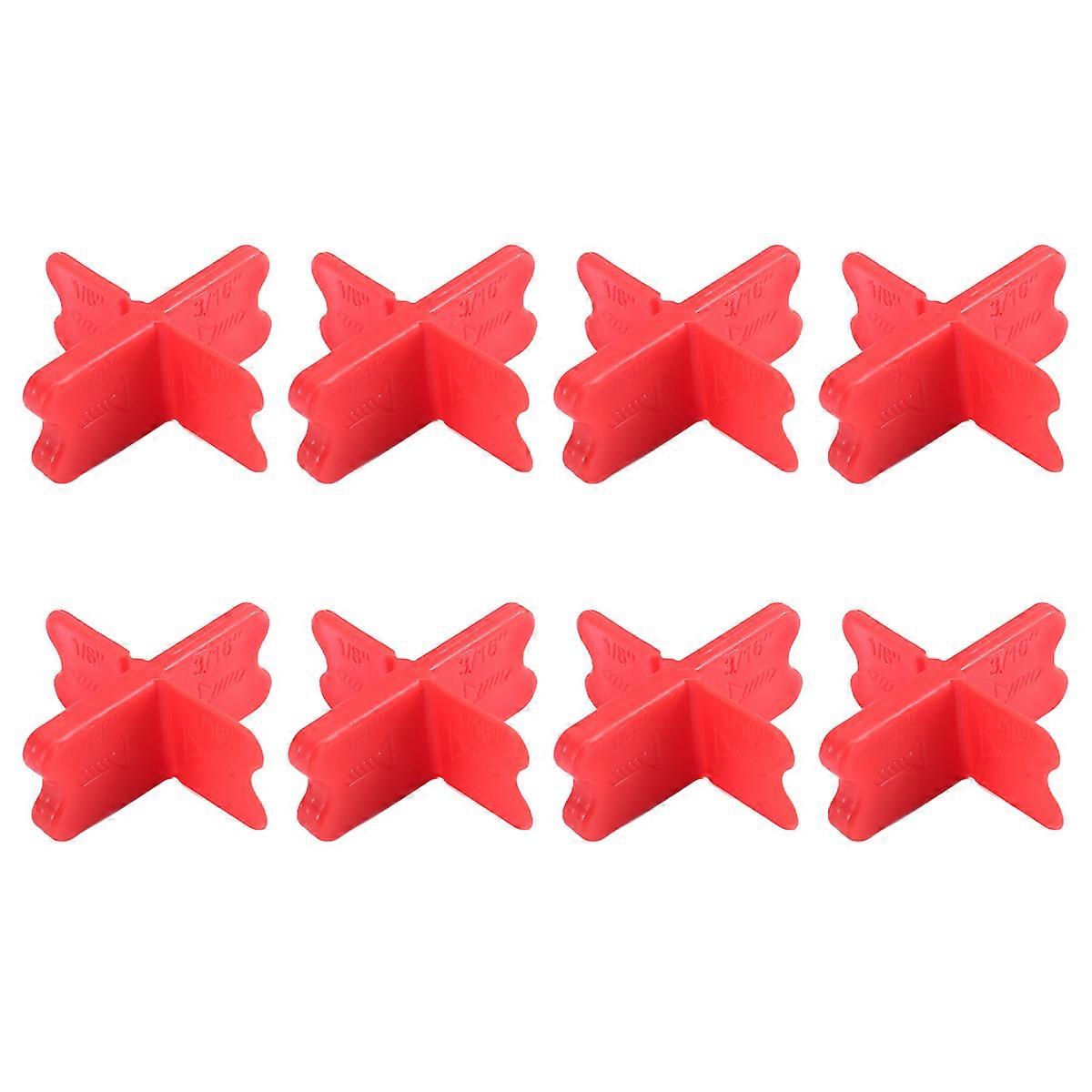8pcs Deck Spacers with 4 Thicknesses 1/16", 1/8", 3/16", 1/4", Plastic Deck Board Jig Spacers Clamp