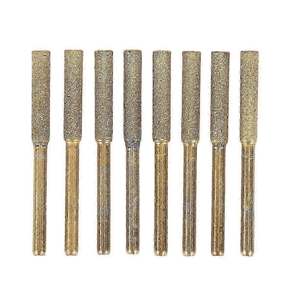 8Pcs High Hardness Diamond Chainsaw Sharpener-Stone File,Diamond Sharpening Wheels Chainsaw File(5/