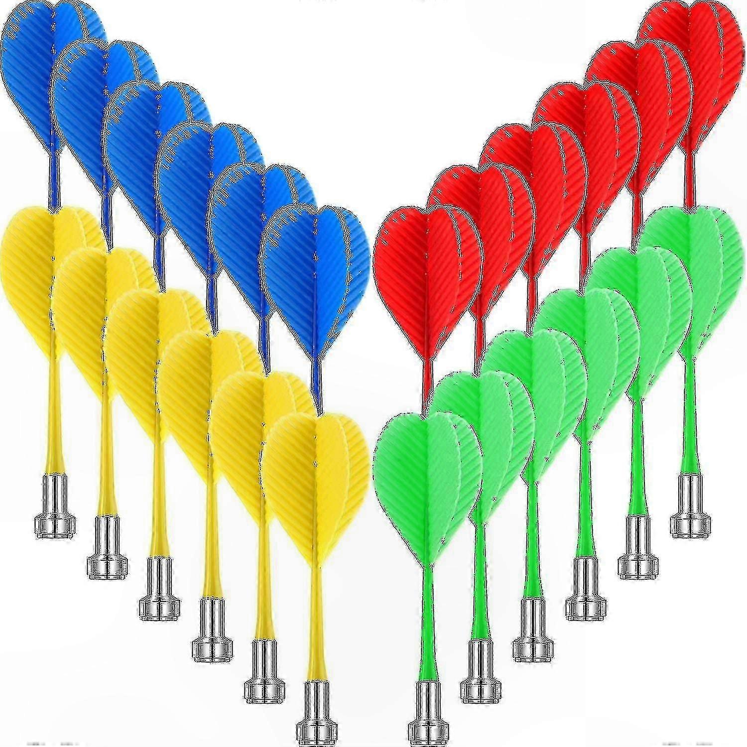Magnetic Dart Set of 24 Replacement Tips for Target Games
