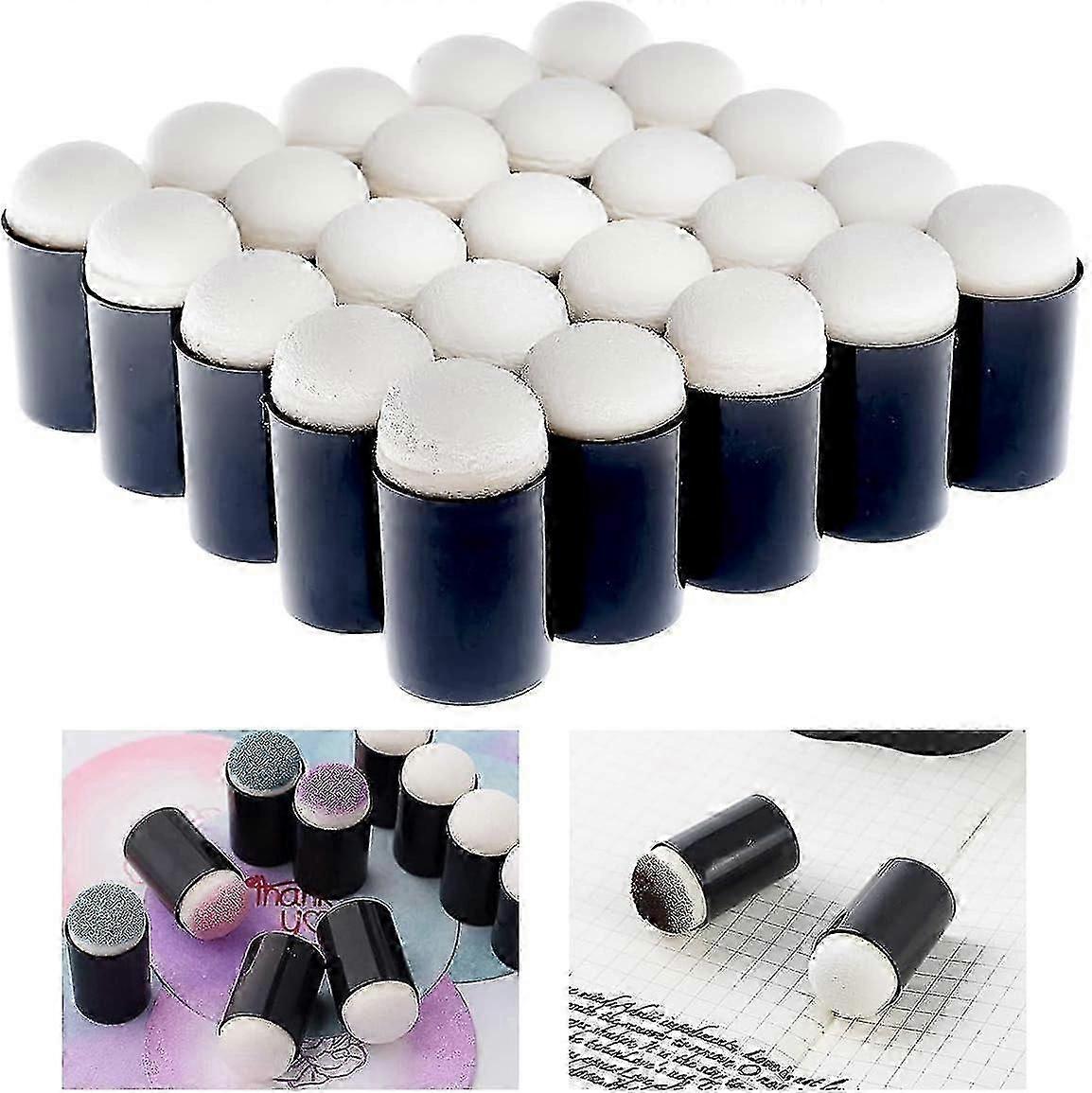 Sponge Finger Daubers Tools, 40 piese de arta Burete Deget Daubers Aplicator burete