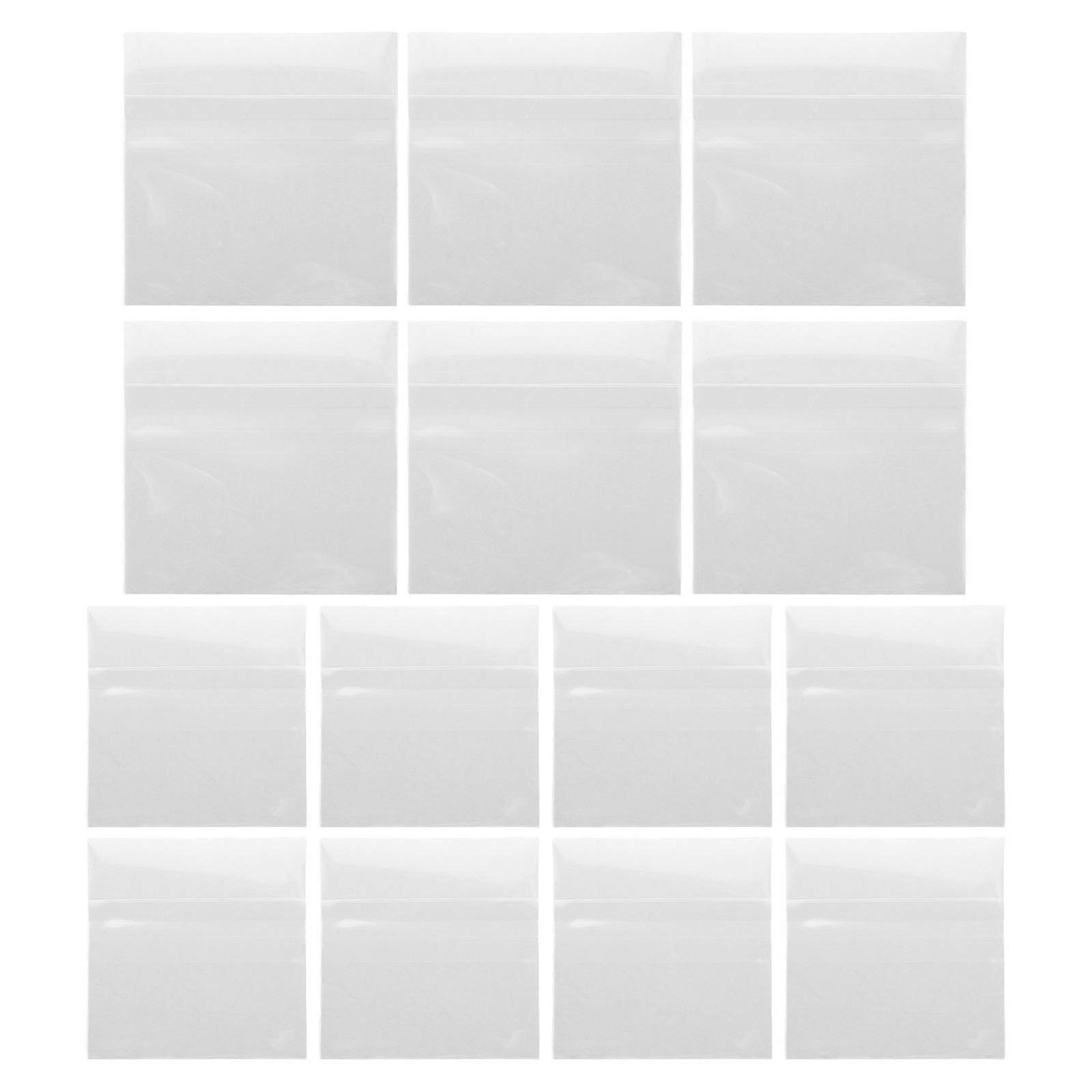 160Pcs Badge Self Sealing Bags for Storage Transparent Adhesive Protection