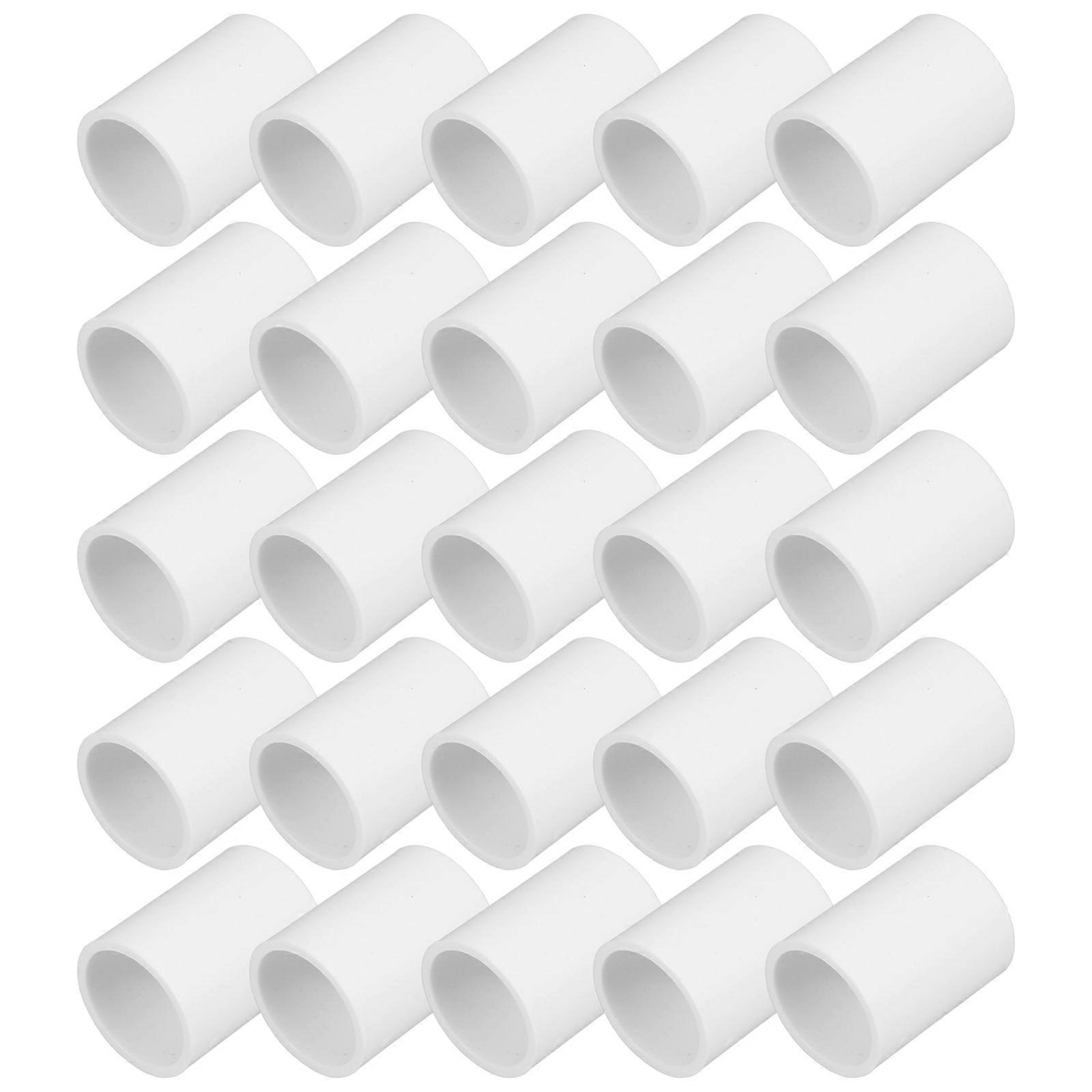 PVC Connectors Pipe Connector for Water Pipe Adapter with 50Pcs Set