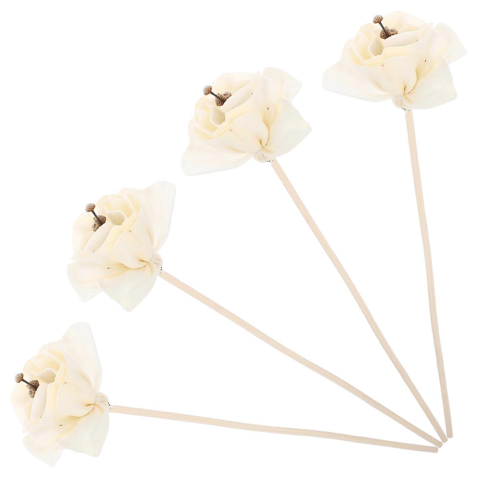Simulation Diffuser Flower Wood Diffuser Replacement Refill 12Pcs