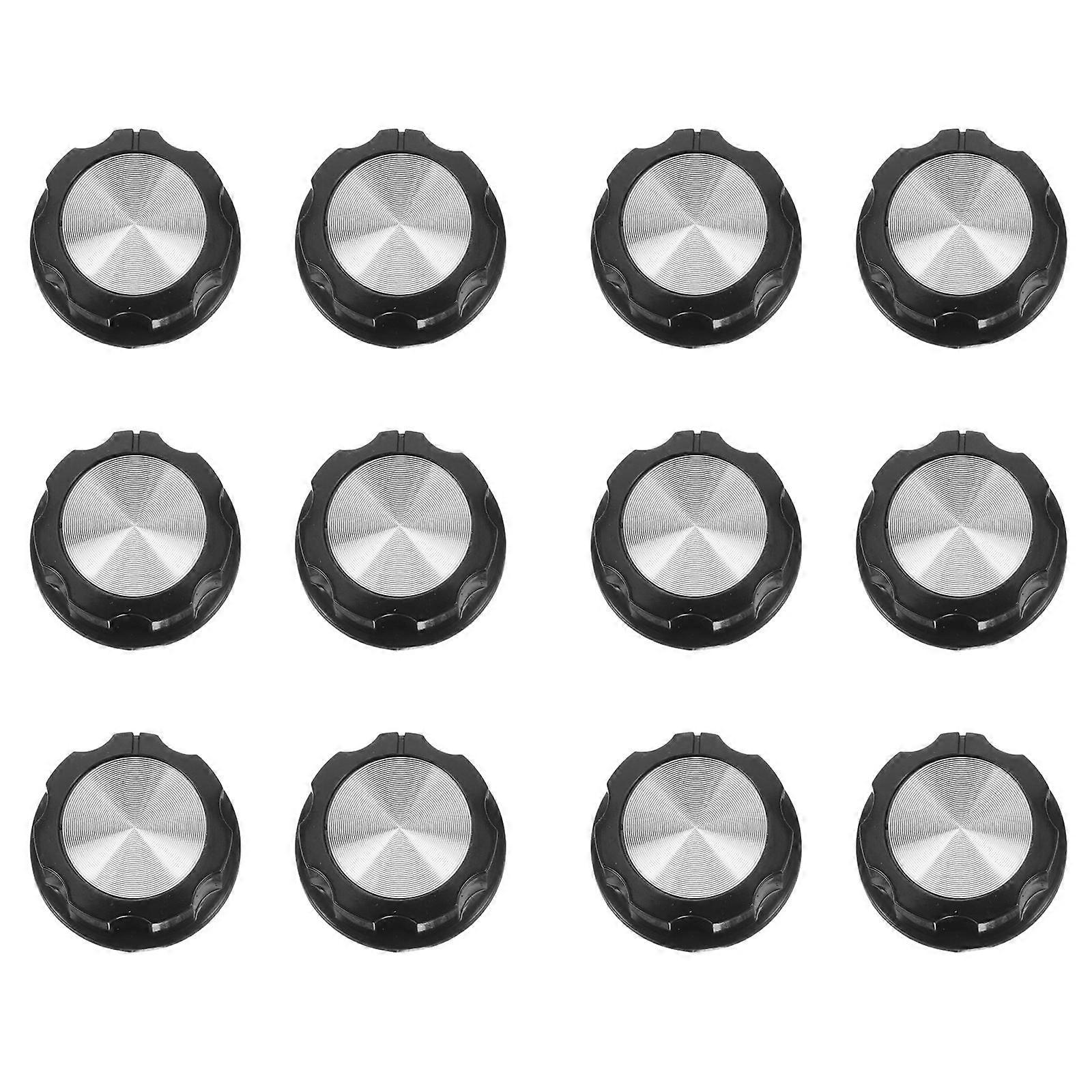 Kitchen Stove Knobs Plastic Replacement Control Knob for Microwave 12Pcs