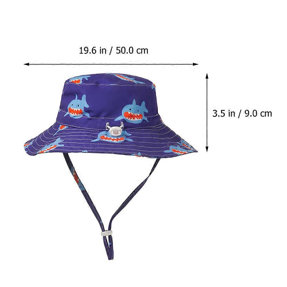 Animal Print Sun Hat for Kids Offers Uv Protection 3 S