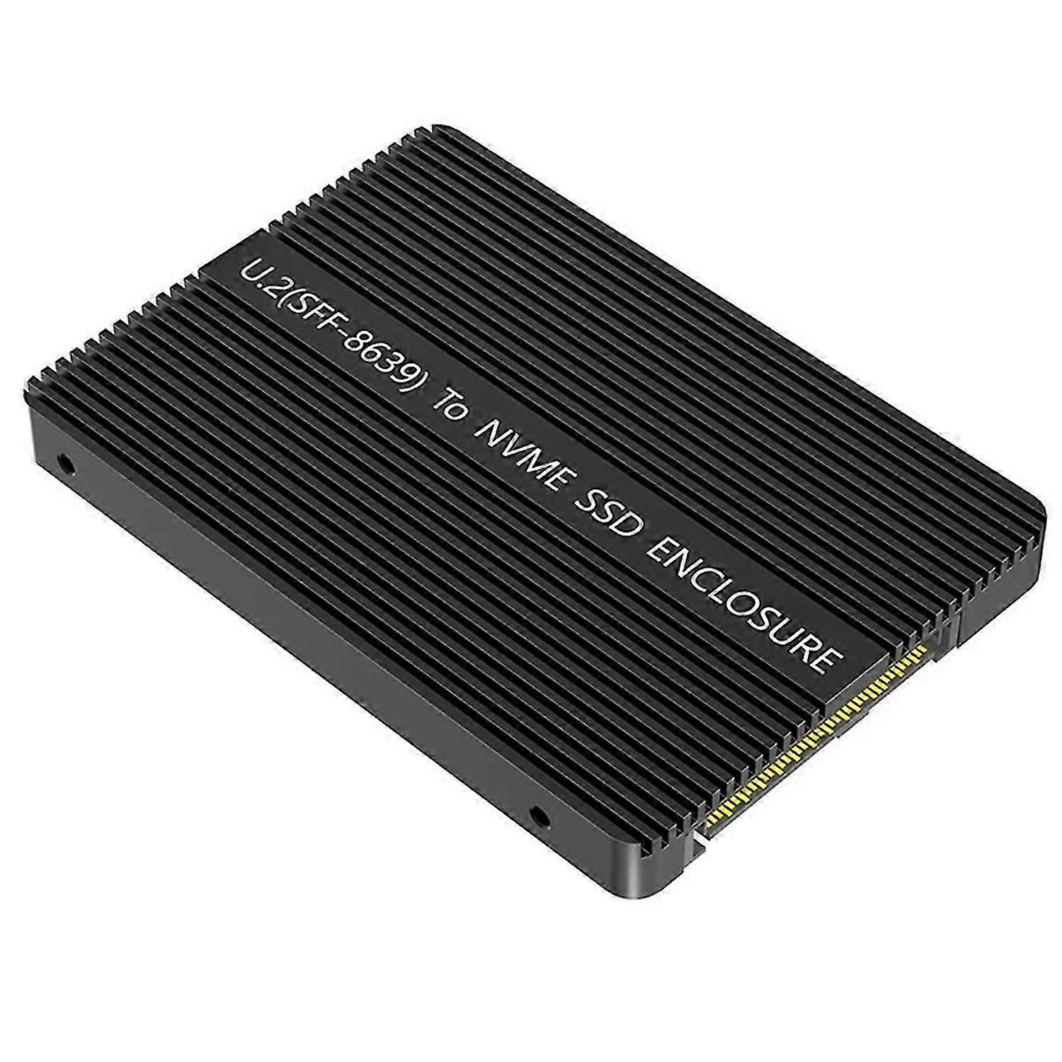 U.2 to NVME Adapter 2.5inch SFF-8639 PCI-E U2 to M2 M Key Riser Board Enclosure Socket for M.2 SSD B