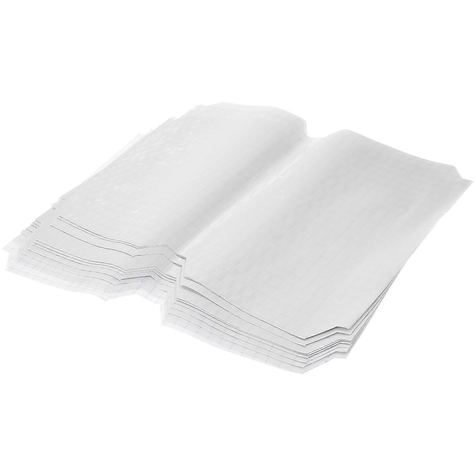 Waterproof Book Protective Films Plastic for Protective Use 20Pcs White Covers