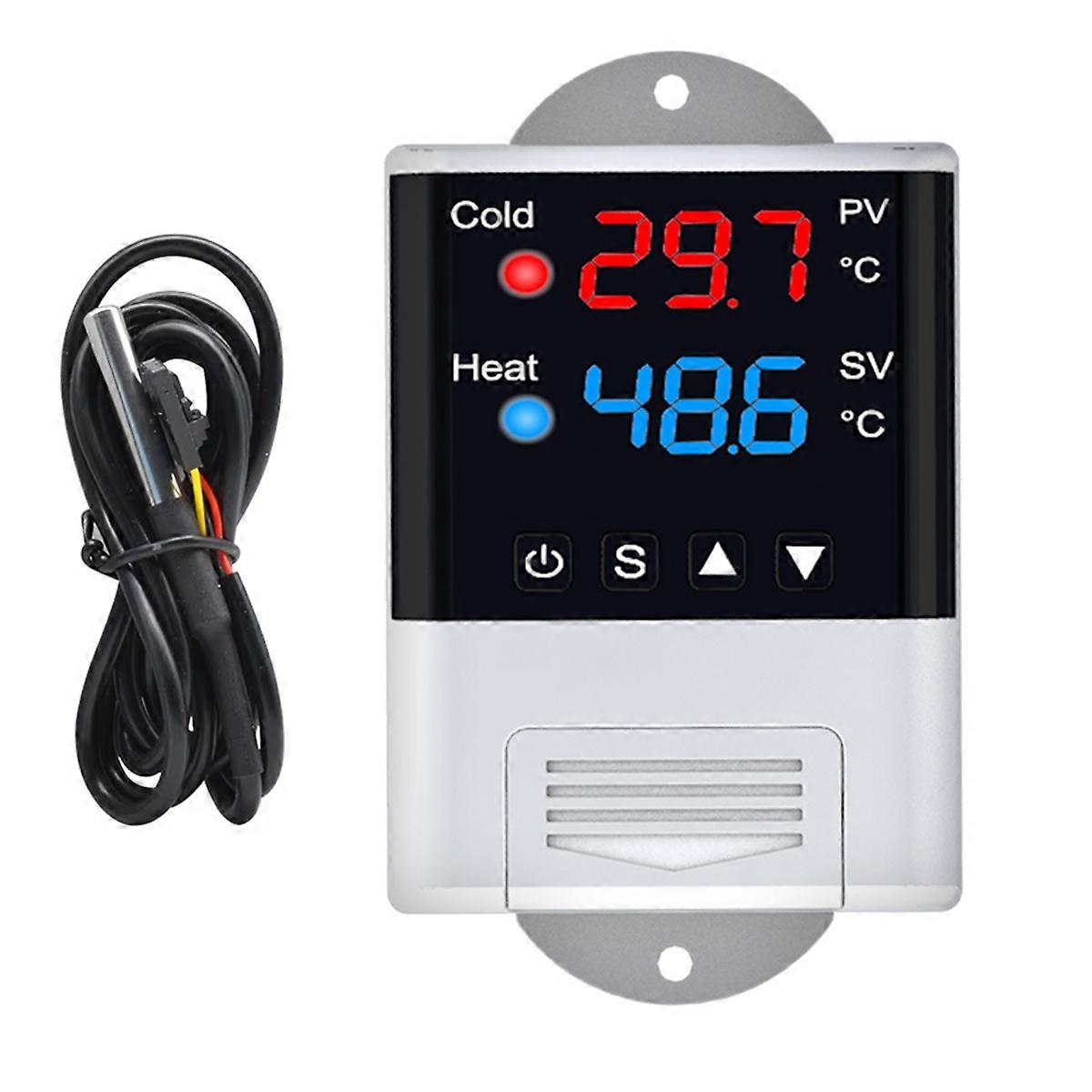 DTC2210 Wireless WiFi Temperature Controller Aquarium Thermostat with Sensor APP Control for Smart Home