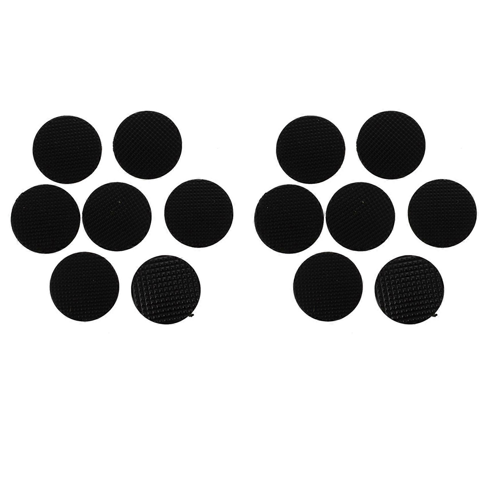 12Pcs Analog Joystick Stick Replacement Cap Cover Button for 1000 Black