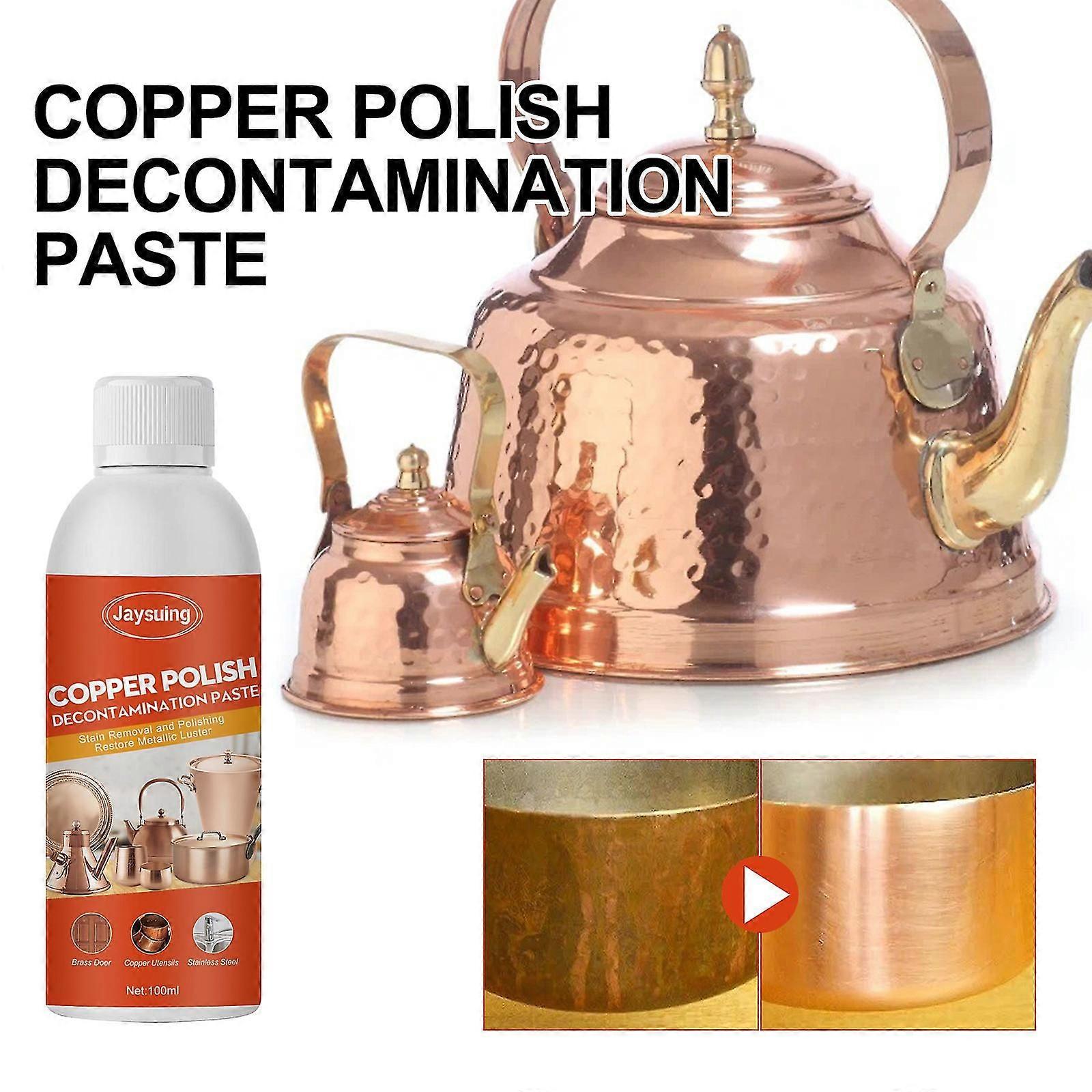Copper And Brass Polish Cleaner - Deep Conversion Rust Remover For Fences Taps Colorful Steel Tiles