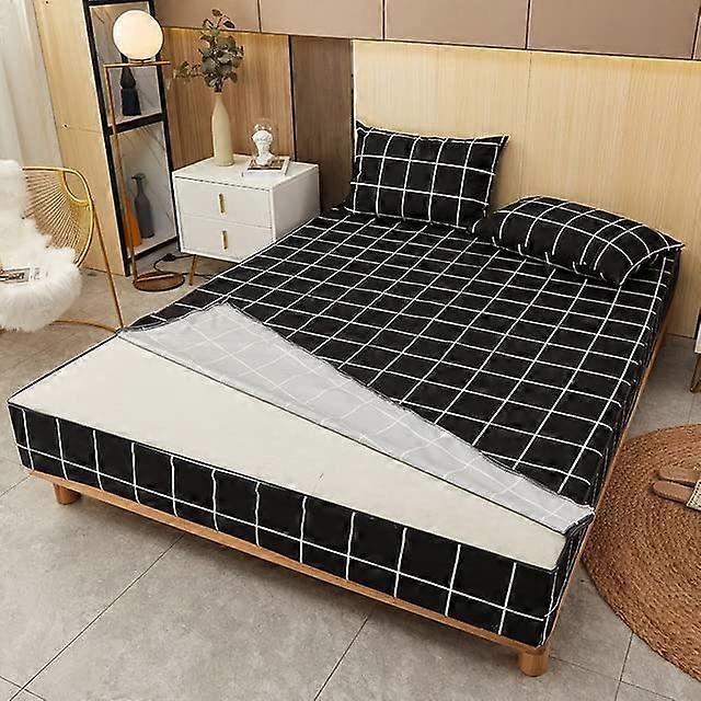 Six Sided With Zipper Mattress Protector Cover Waterproof Fits Twin Full Queen King Beds Dust Cover Ref: 5991