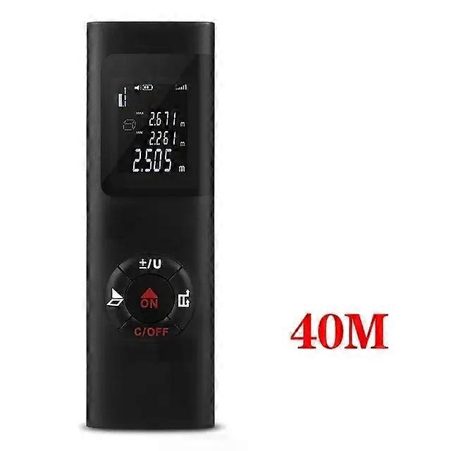 40M/60M Mini Smart Laser Distance Meter Measure Infrared Rangefinder USB Rechargeable Portable Handheld Laser Range Finder Tools