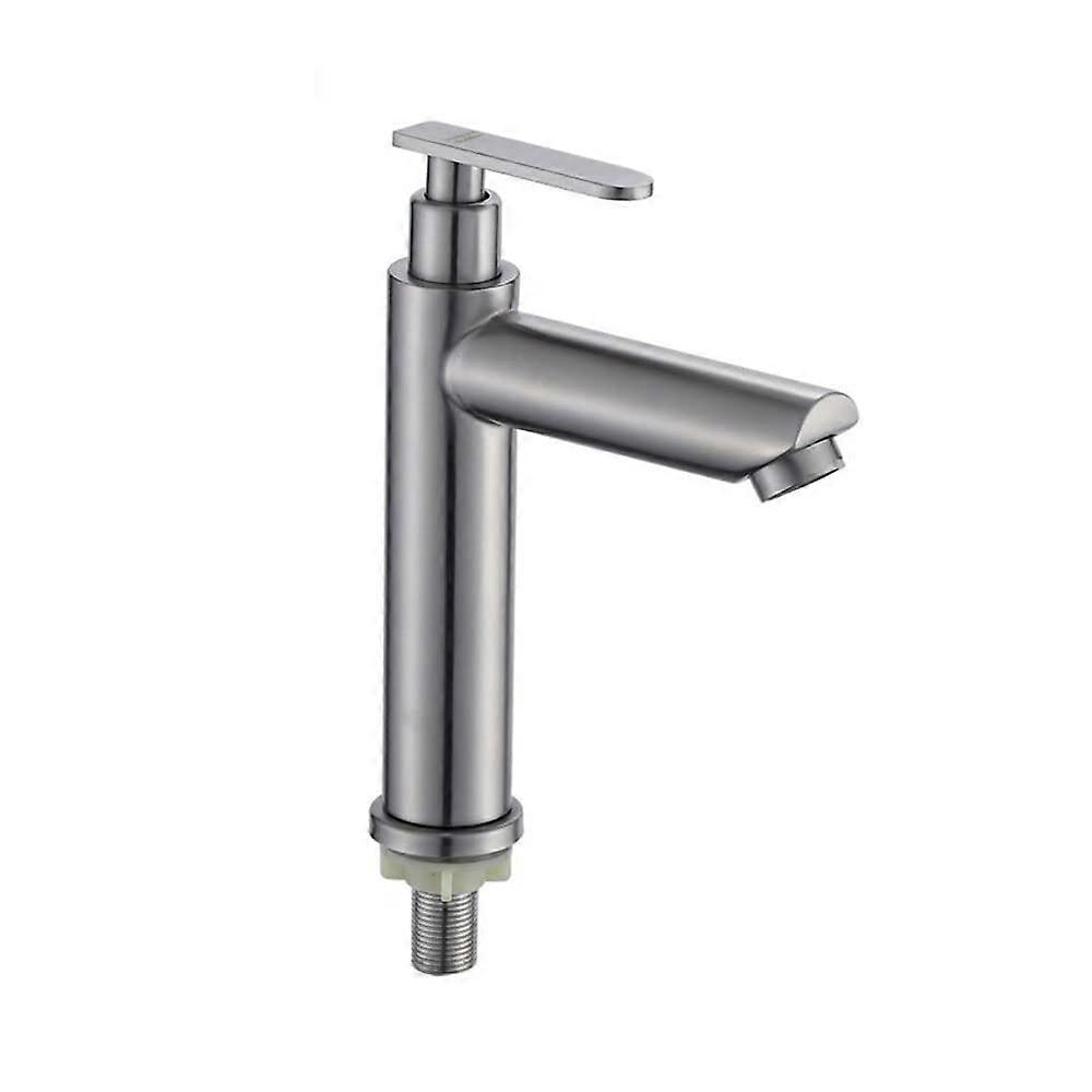 Faucets Single Handle Cold Water Faucet, Single Hole Basin Tap, G1/2 Thread, Bathroom Basin Faucets For Kitchen Sink