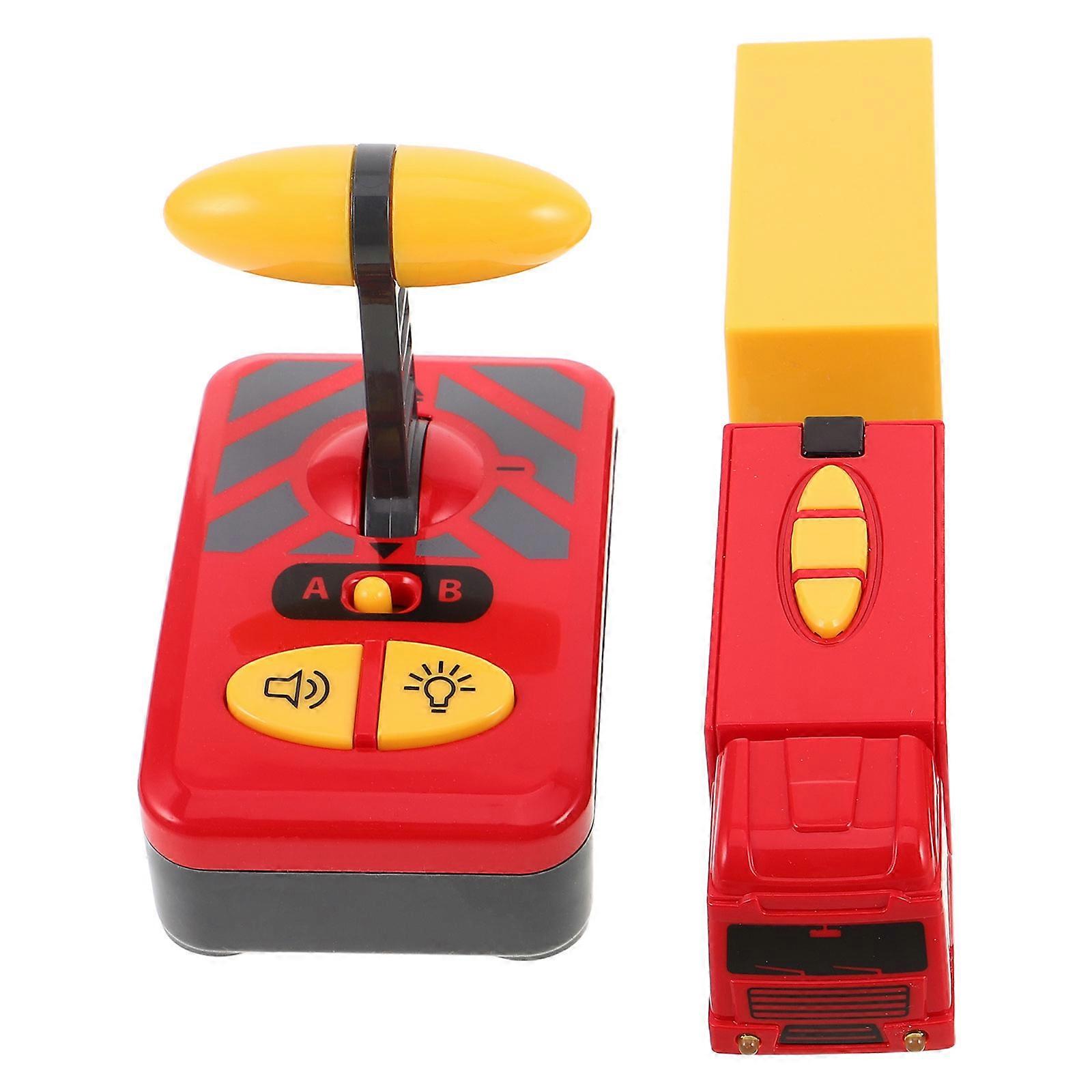 Electric Kids Train Set Remote Control Battery Operated 5Pcs Toy