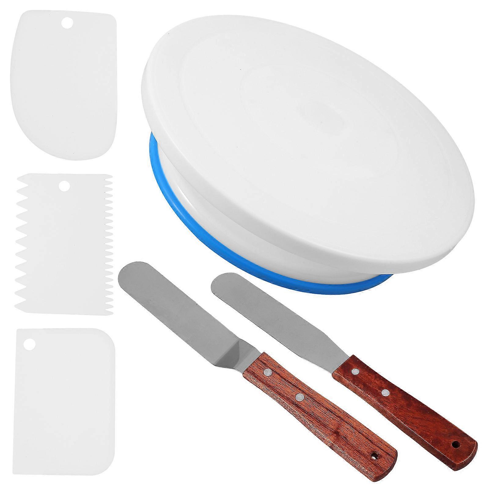 Round Decorative Cake Stand for Cake Decoration and Home Use 28x24x7cm 1 Set