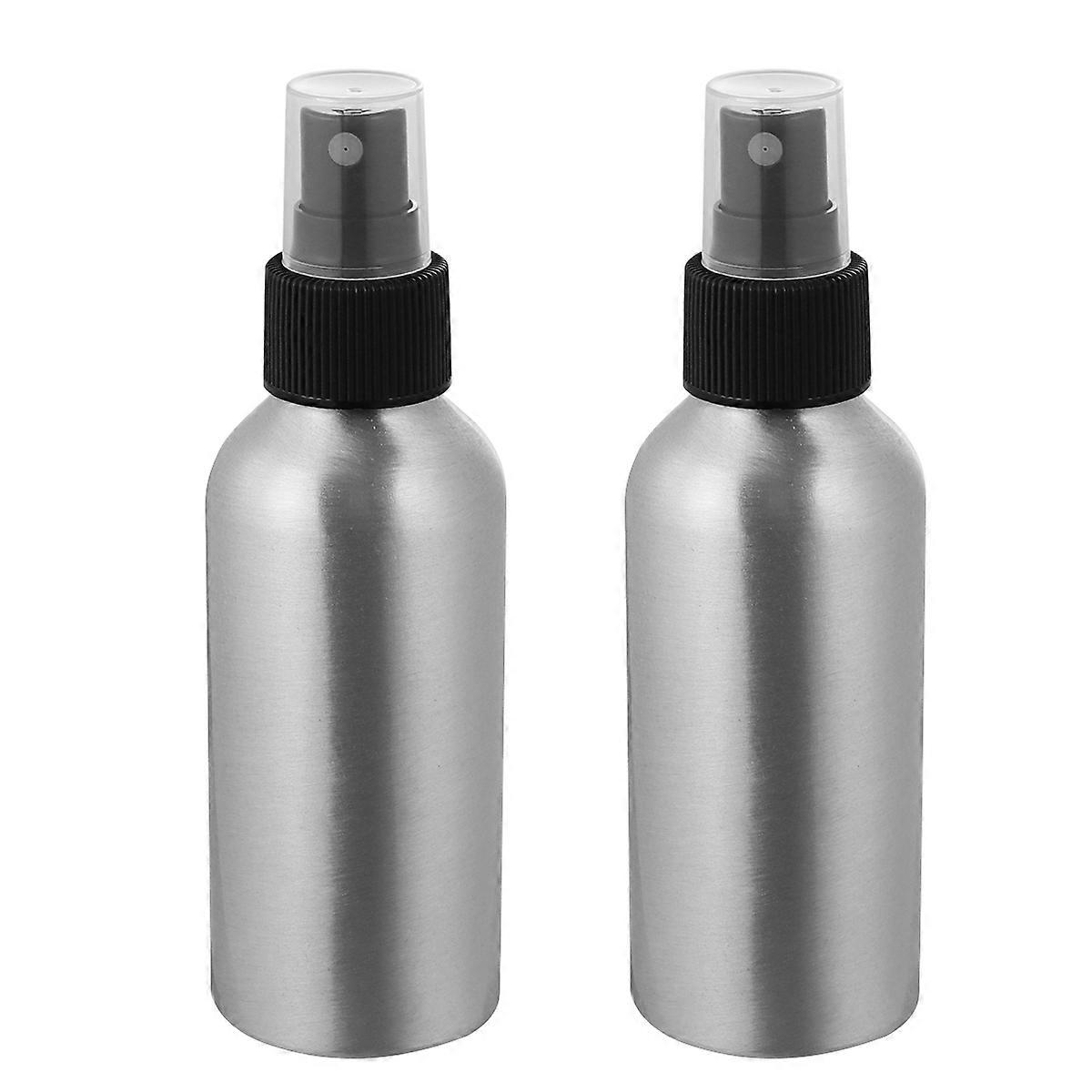 Alloy Water Sprayer Multi-Purpose Spray Bottle 4Pcs Silver Refillable Bottles