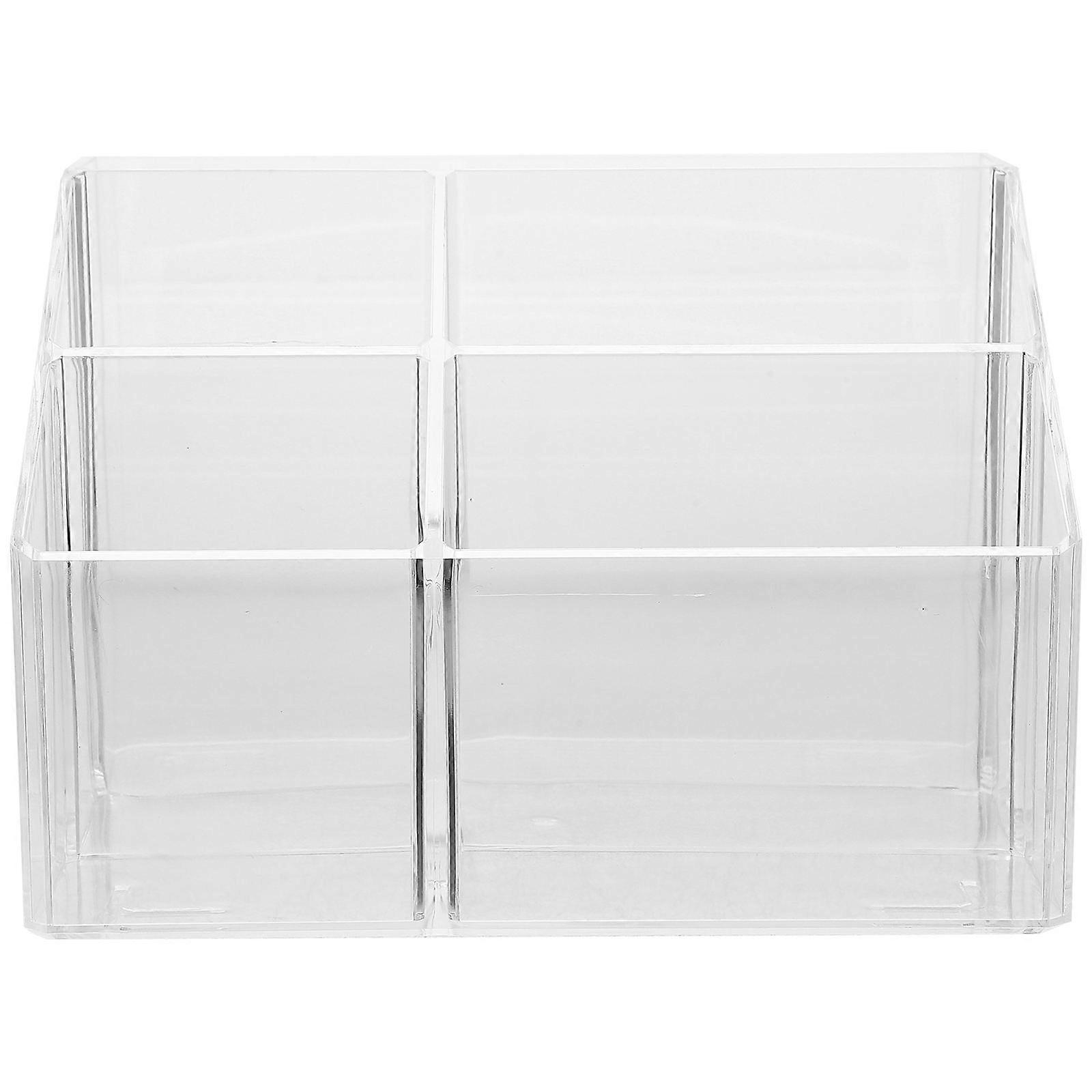 Transparent Acrylic Storage Box for Storage 2Pcs Desktop Organizer