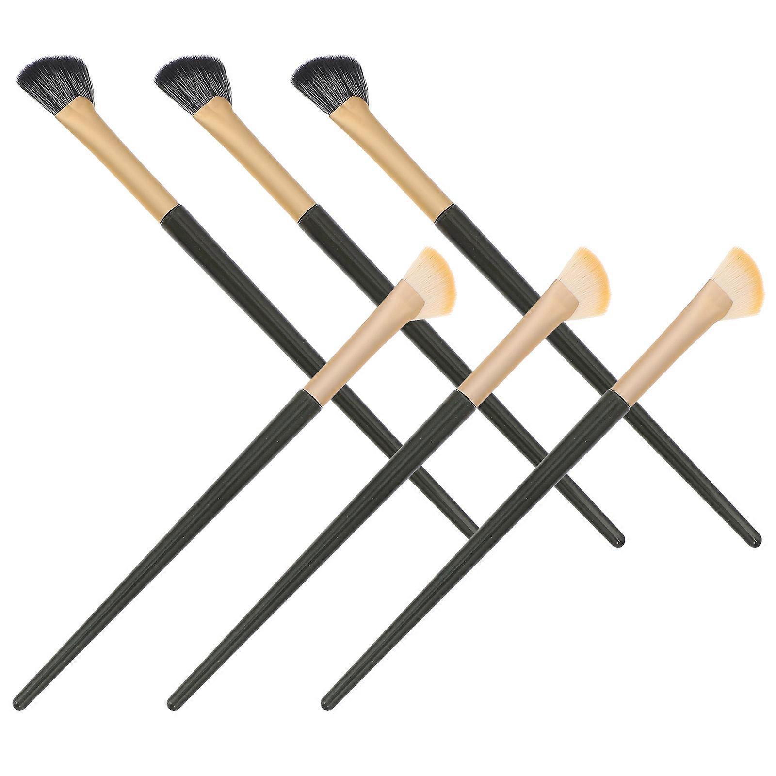 Under Eye Concealer Brush 12 Pcs Ideal For Facial Blemish Concealment For Women And Girls In Assorted Color With Angled Design